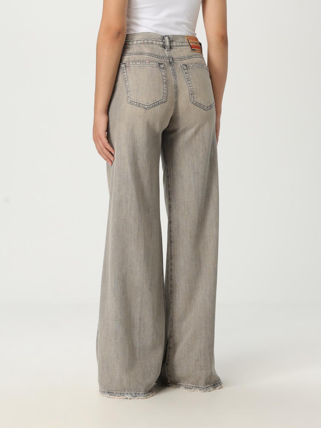 DIESEL JEANS: Jeans Diesel in denim , Nero - Img 3
