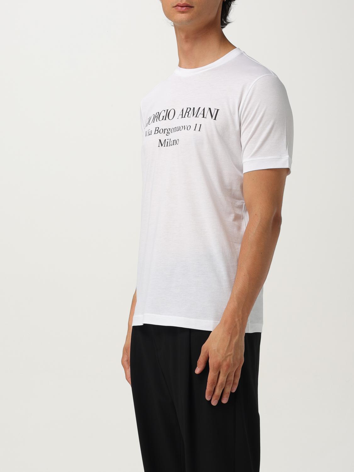 Giorgio Armani T-shirt men - White | 3GST57SJMCZ | GIGLIO.COM