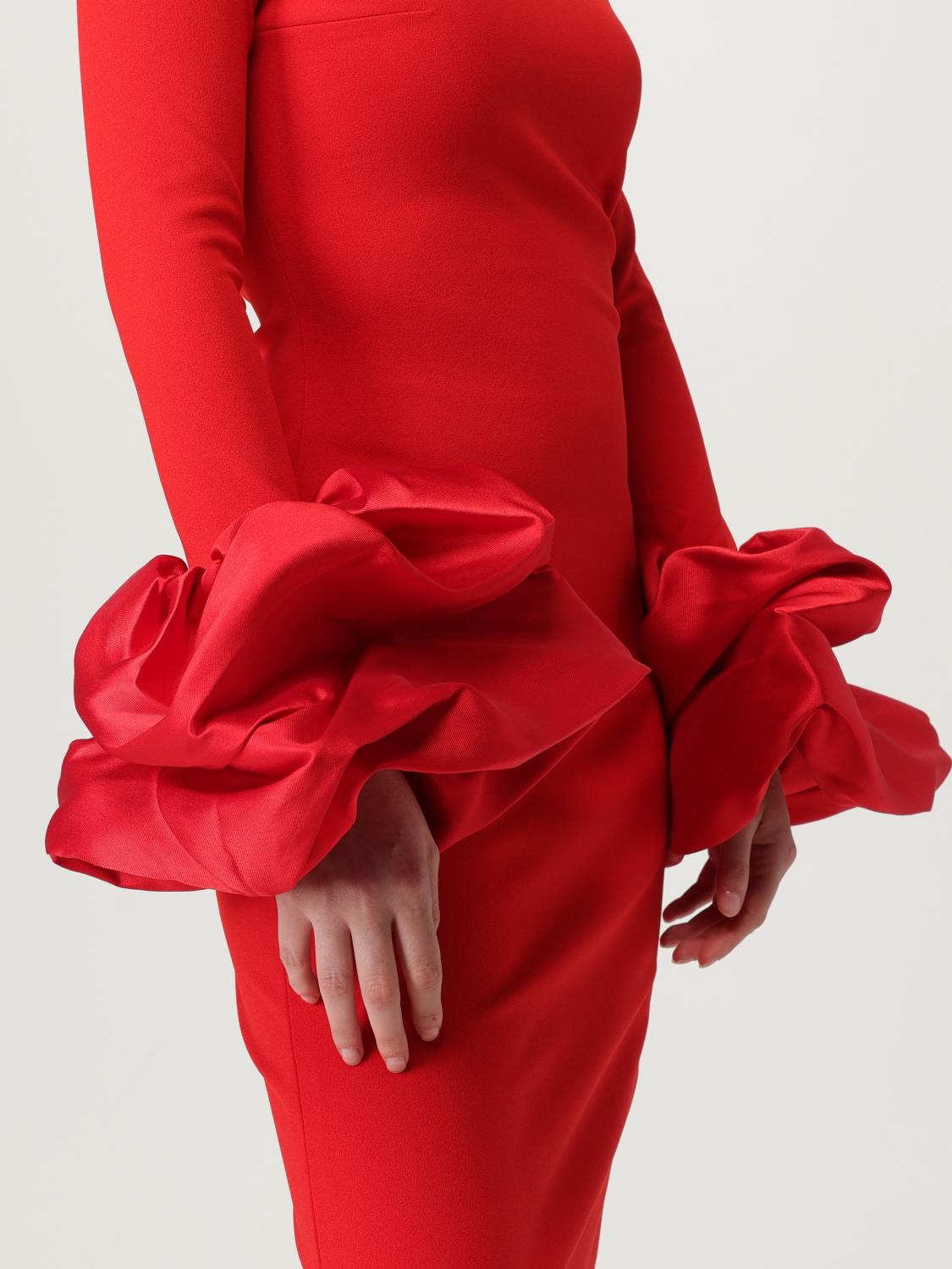 ワンピース SOLACE LONDON Woman Dress Red OS40014 RED Talia Maxi Dress
