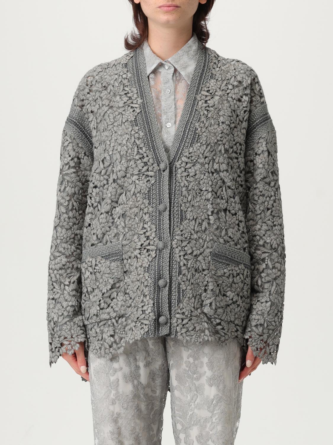 Ermanno Scervino Sweater woman - Grey | D475N319UYO | GIGLIO.COM