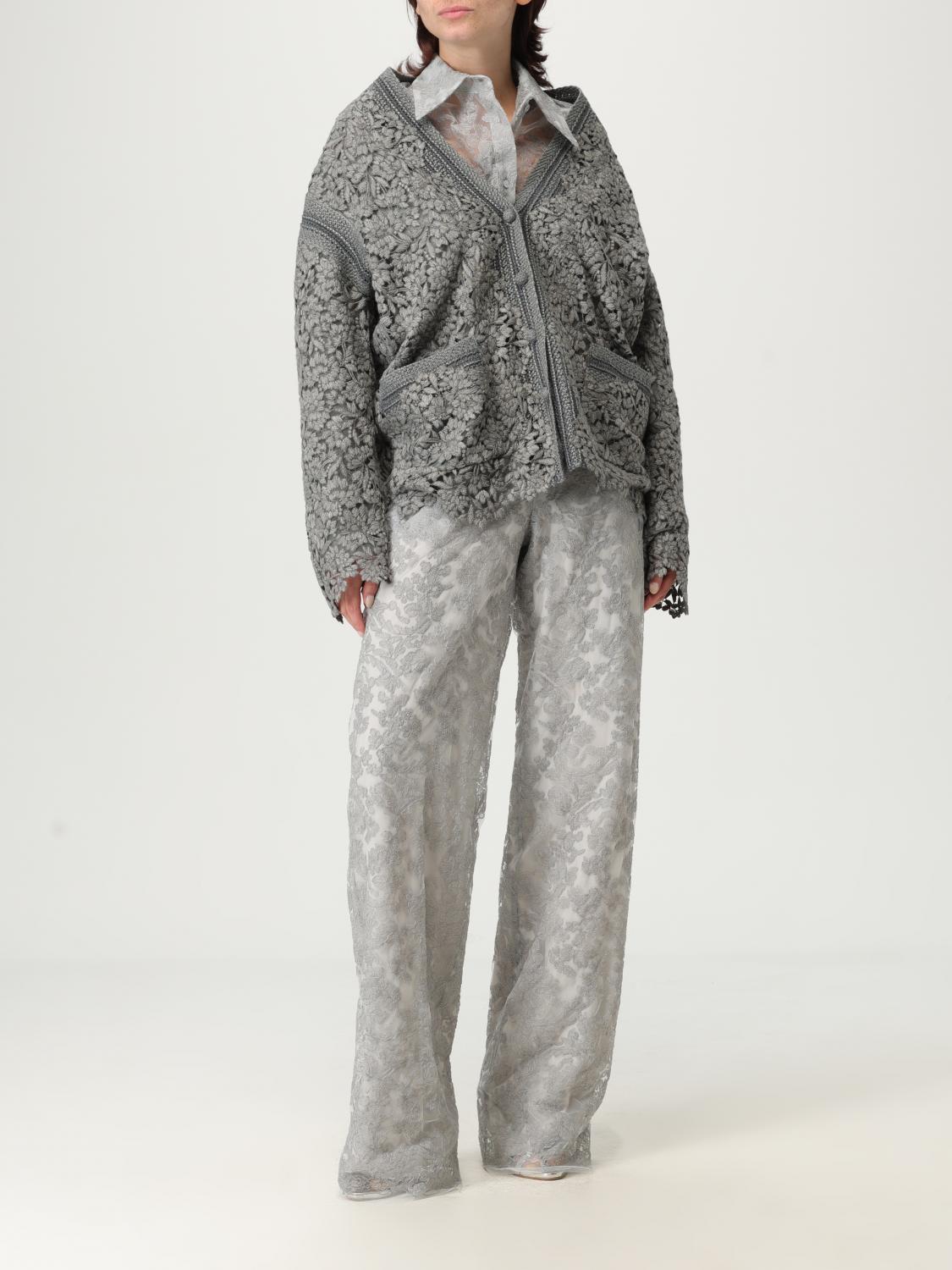 Ermanno Scervino Sweater woman - Grey | D475N319UYO | GIGLIO.COM