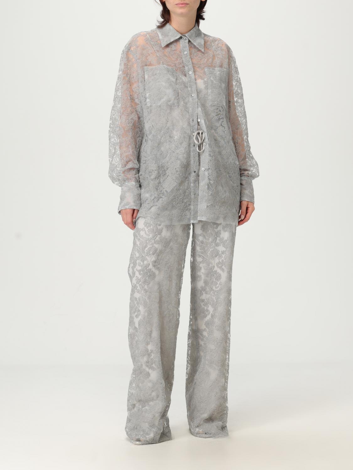 ERMANNO SCERVINO HEMDBLUSE: Hemdbluse damen Ermanno Scervino, Perle - Img 2