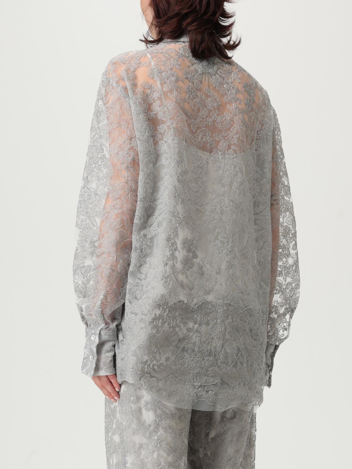 ERMANNO SCERVINO HEMDBLUSE: Hemdbluse damen Ermanno Scervino, Perle - Img 3