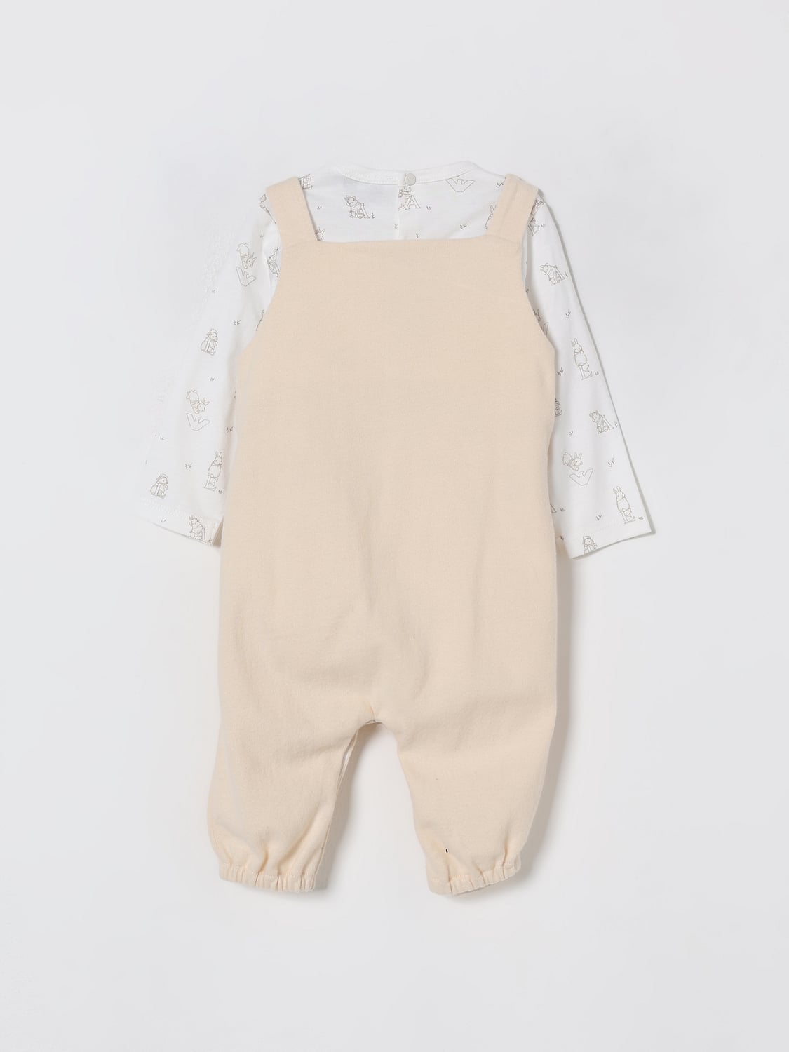 Emporio Armani Romper kids - Yellow Cream | EY000132AF16395 | GIGLIO.COM