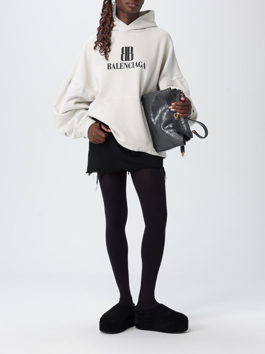 Balenciaga Sweatshirt woman - Yellow Cream | 818433TSVO3 | GIGLIO.COM