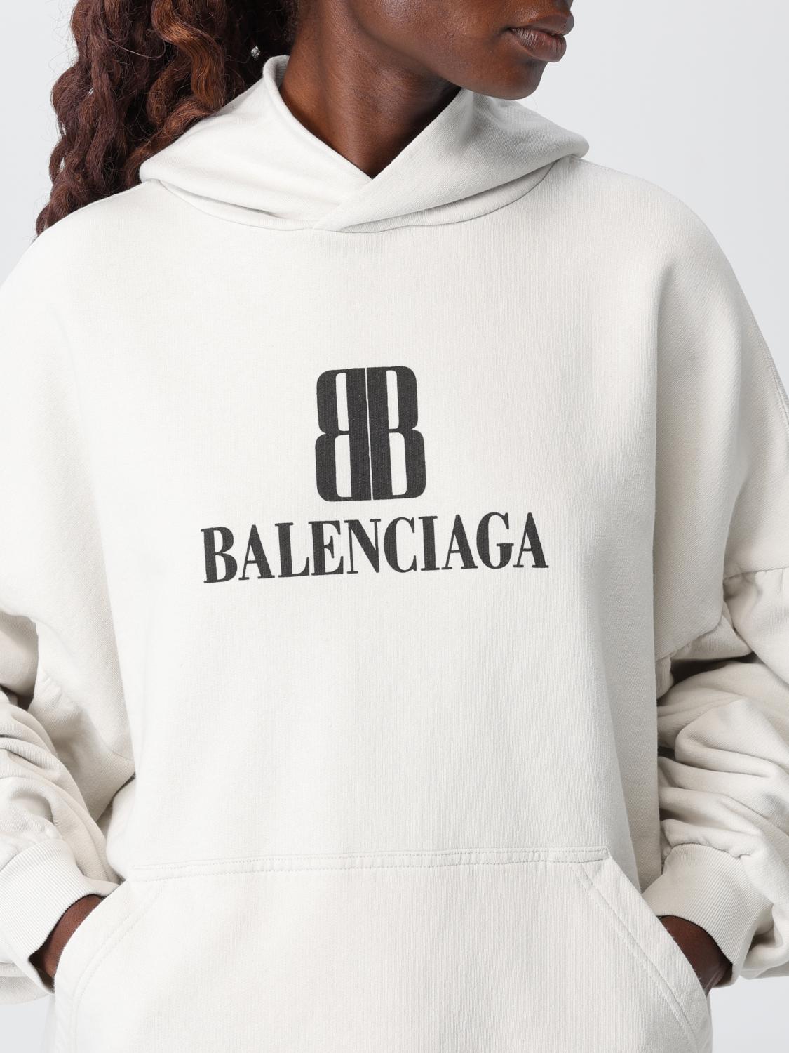 Balenciaga Sweatshirt woman - Yellow Cream | 818433TSVO3 | GIGLIO.COM