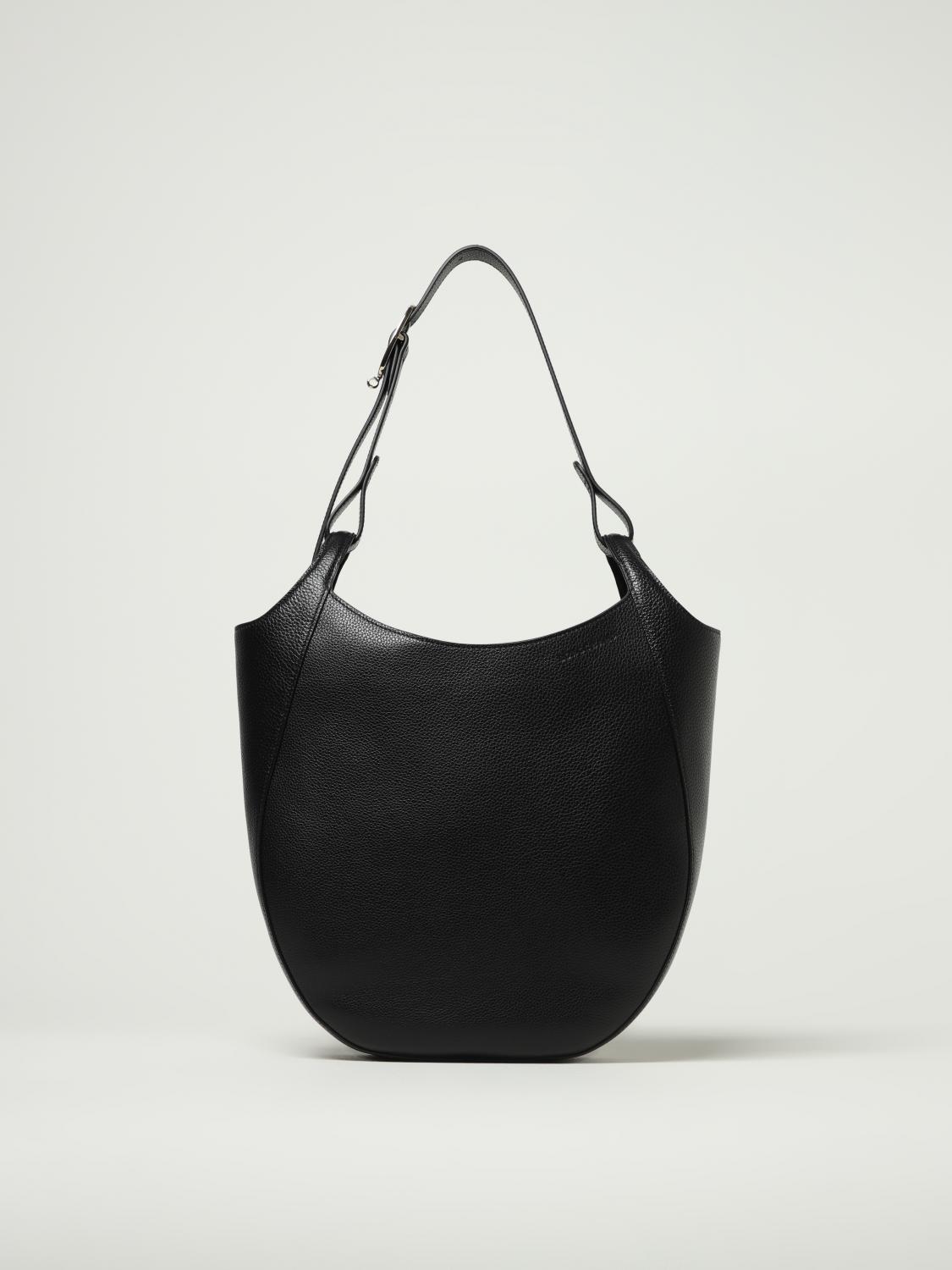 LONGCHAMP SCHULTERTASCHE: Schultertasche damen Longchamp, Schwarz - Img 1