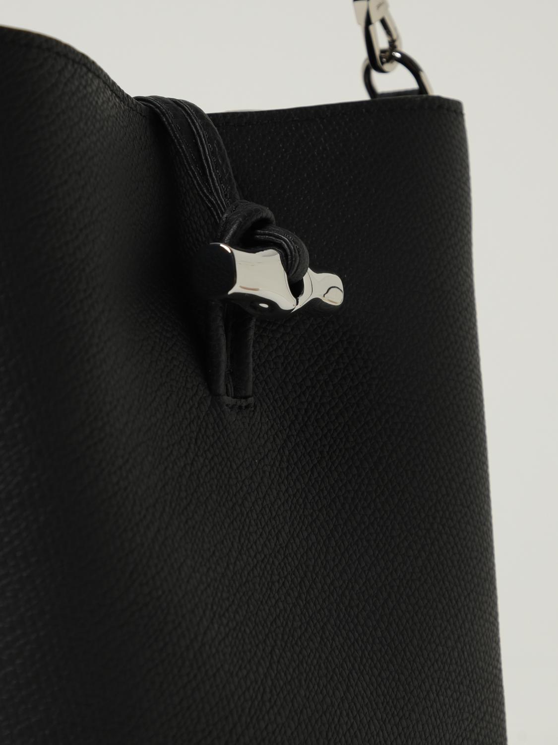 LONGCHAMP MINITASCHE: Schultertasche damen Longchamp, Schwarz - Img 3