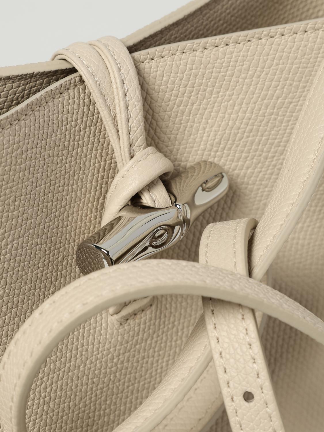 LONGCHAMP MINITASCHE: Schultertasche damen Longchamp, Ivory - Img 3