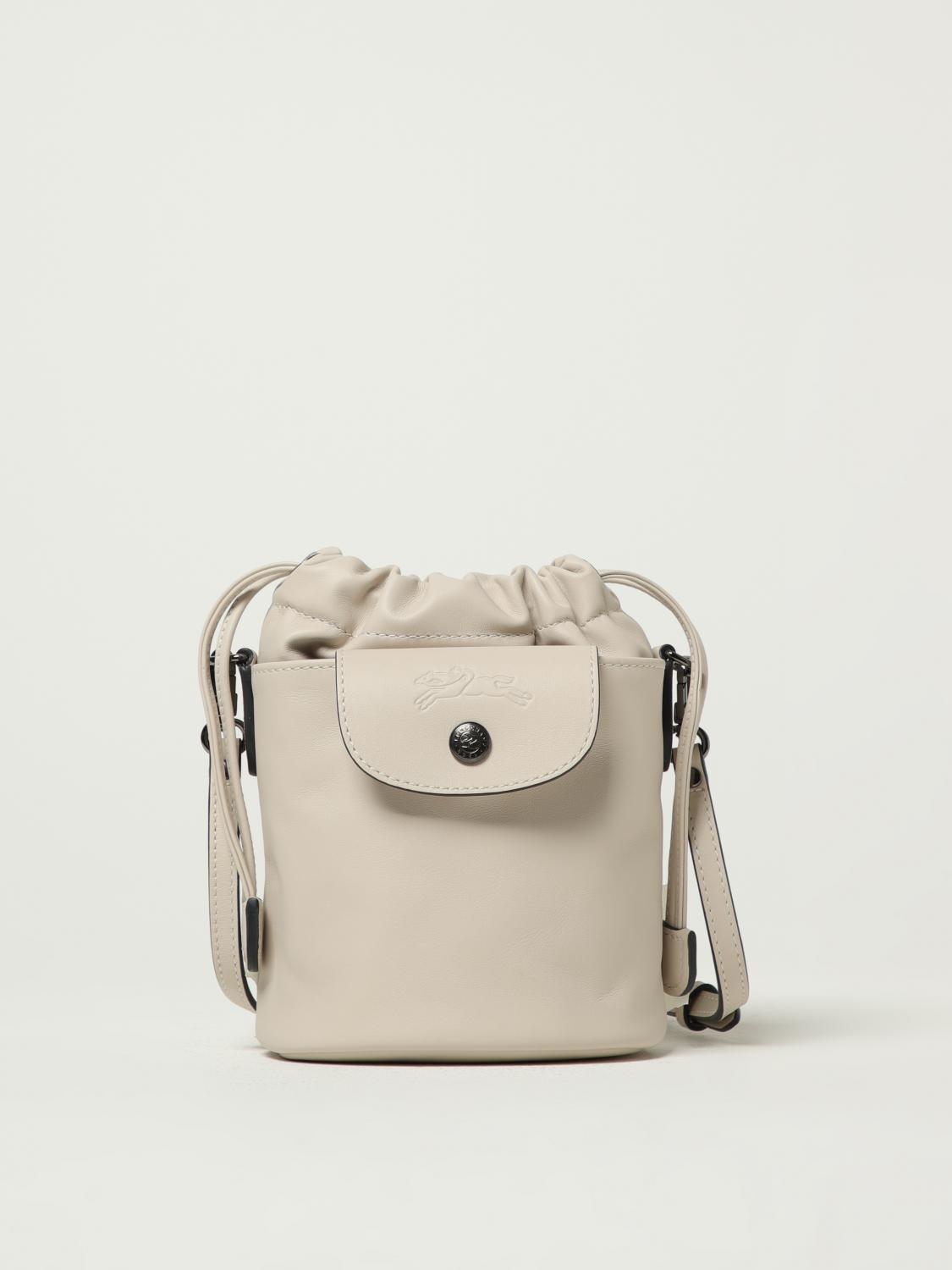 LONGCHAMP BORSA MINI: Borsa XS Le Pliage Xtra Longchamp in pelle , Avorio - Img 1