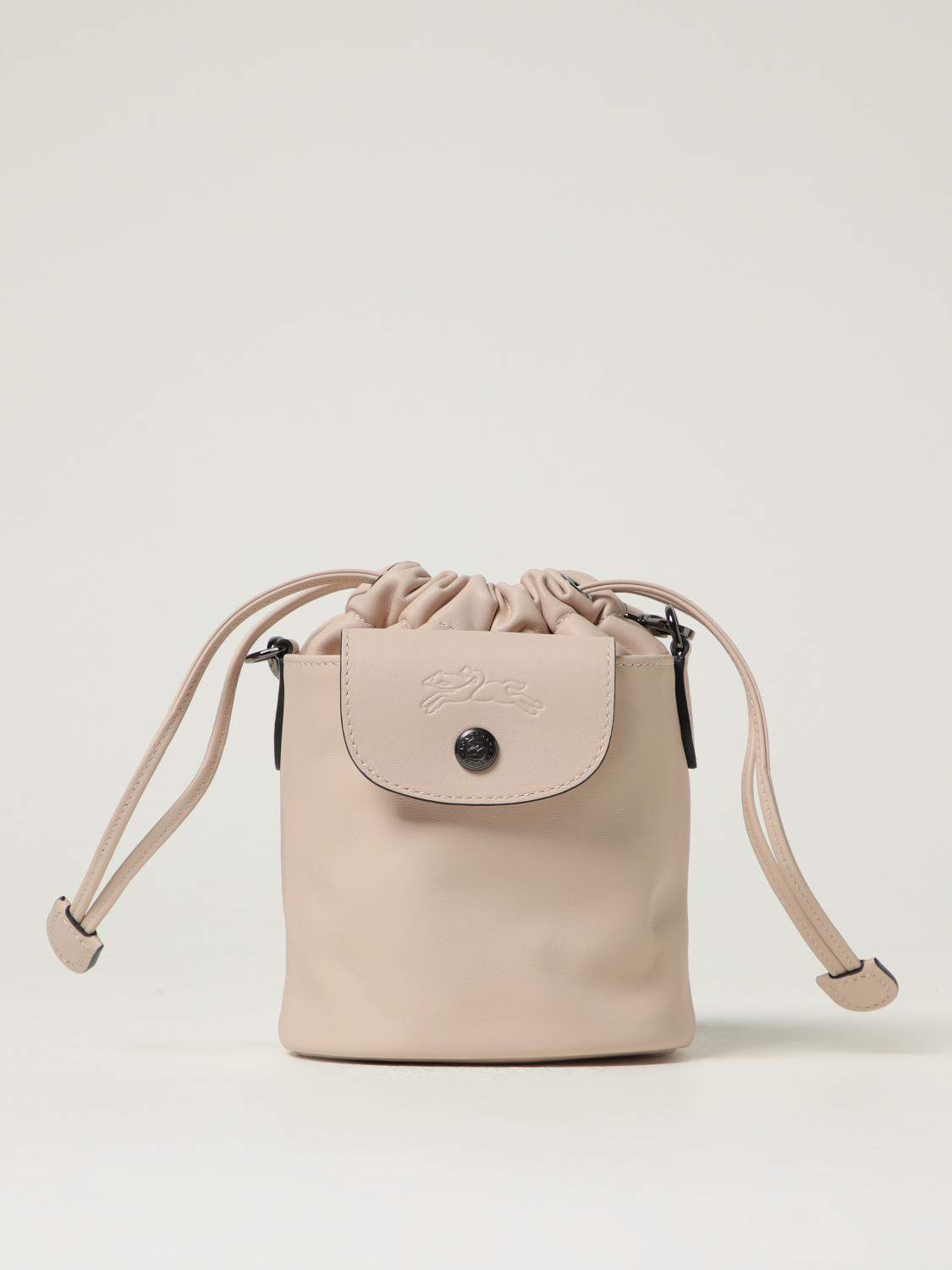 LONGCHAMP BORSA MINI: Borsa XS Le Pliage Xtra Longchamp in pelle , Nudo - Img 1