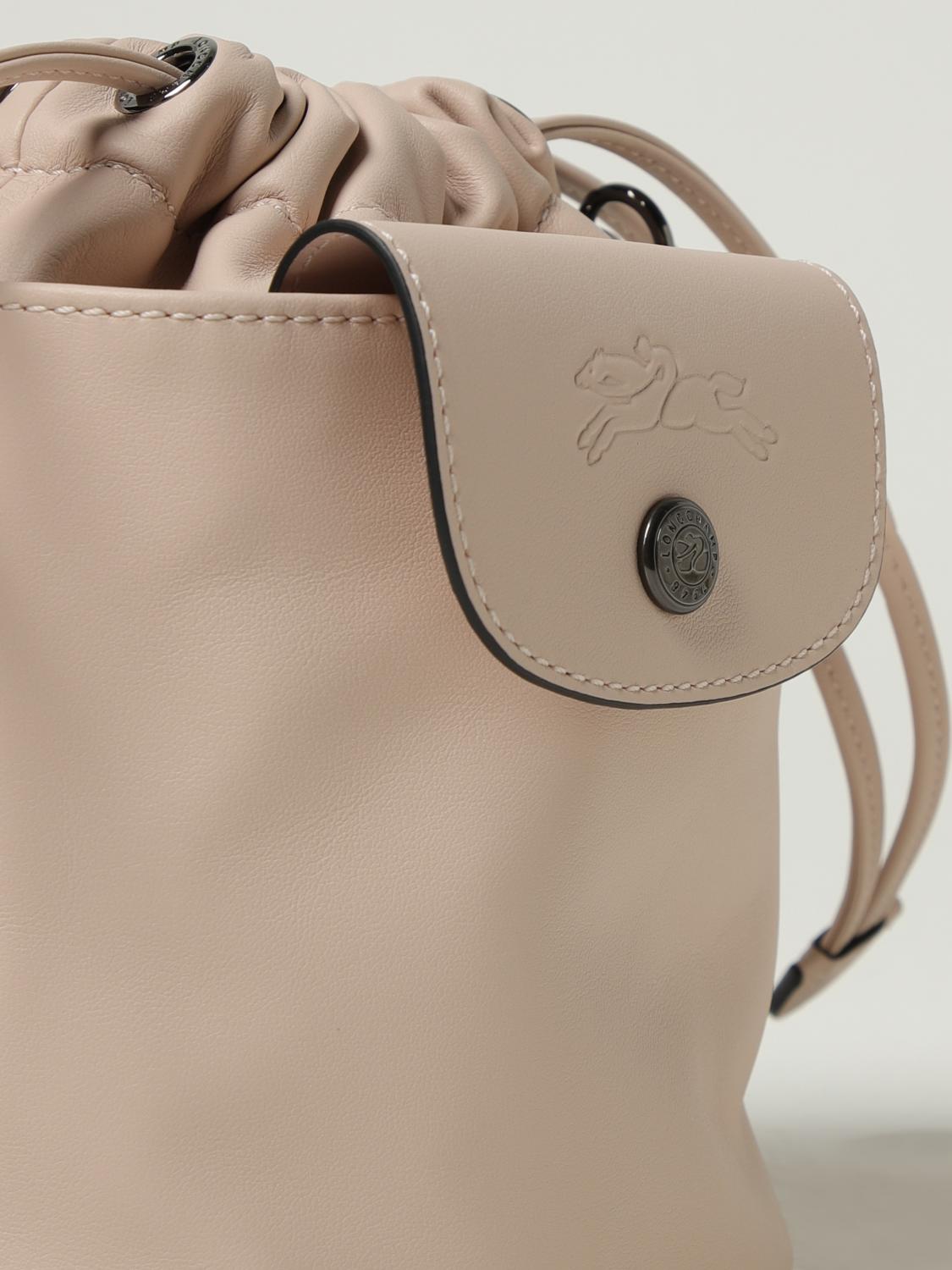 LONGCHAMP BORSA MINI: Borsa XS Le Pliage Xtra Longchamp in pelle , Nudo - Img 3
