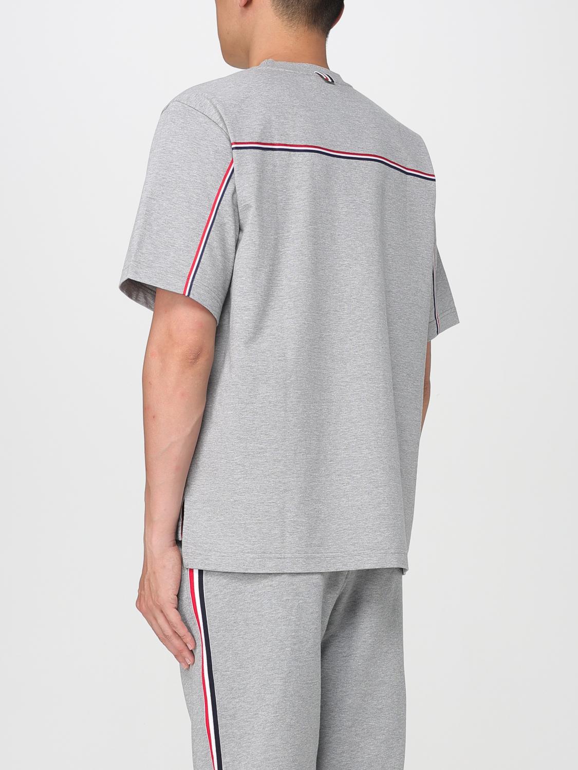 THOM BROWNE: T-shirt men - Grey | Thom Browne t-shirt