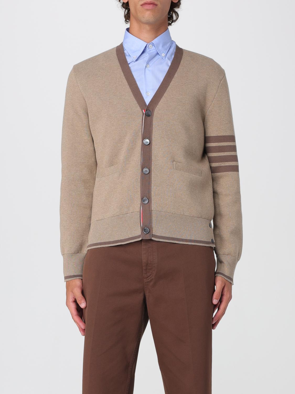 THOM BROWNE PULL: Pull homme Thom Browne, Beige - Img 1