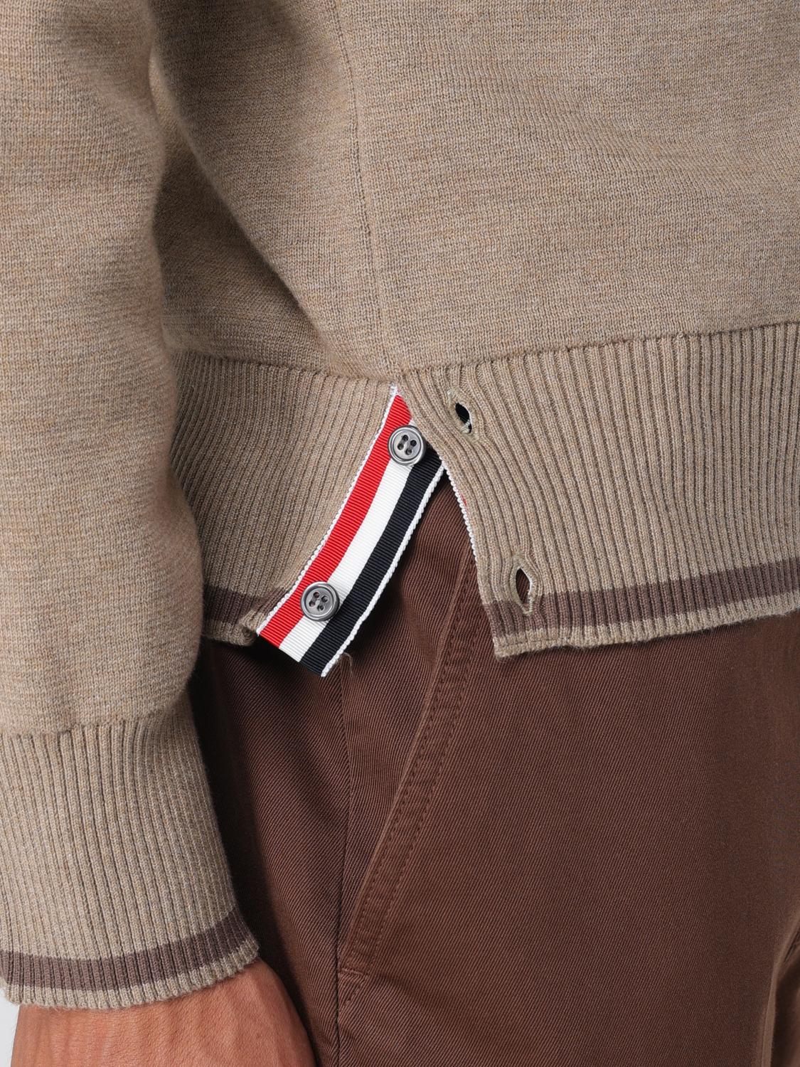 THOM BROWNE PULL: Pull homme Thom Browne, Beige - Img 5