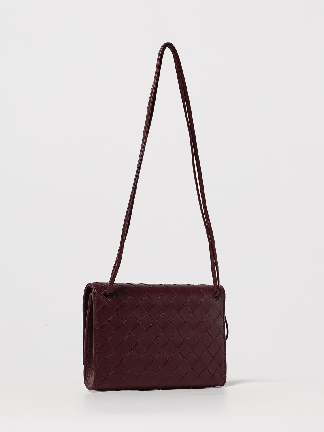 BOTTEGA VENETA BORSA MINI: Borsa Andiamo Mini Bottega Veneta in pelle intrecciata , Rosso - Img 3