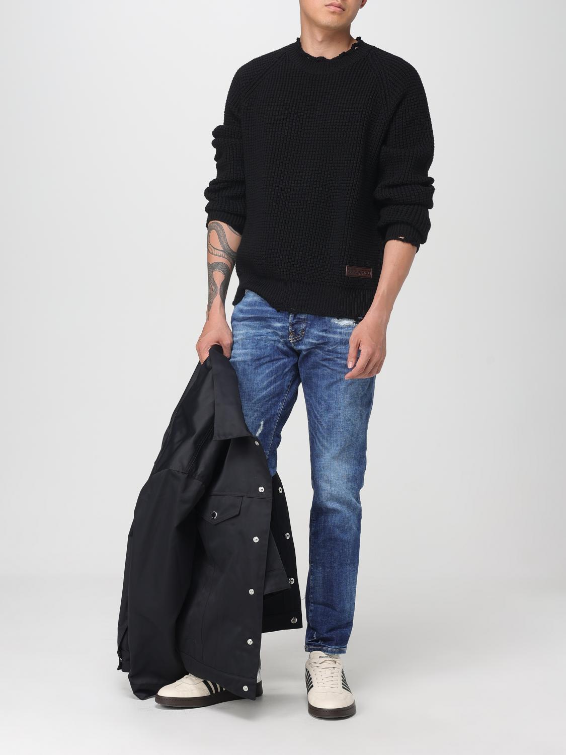DSQUARED2 SWEATER: Sweater men Dsquared2, Black - Img 2