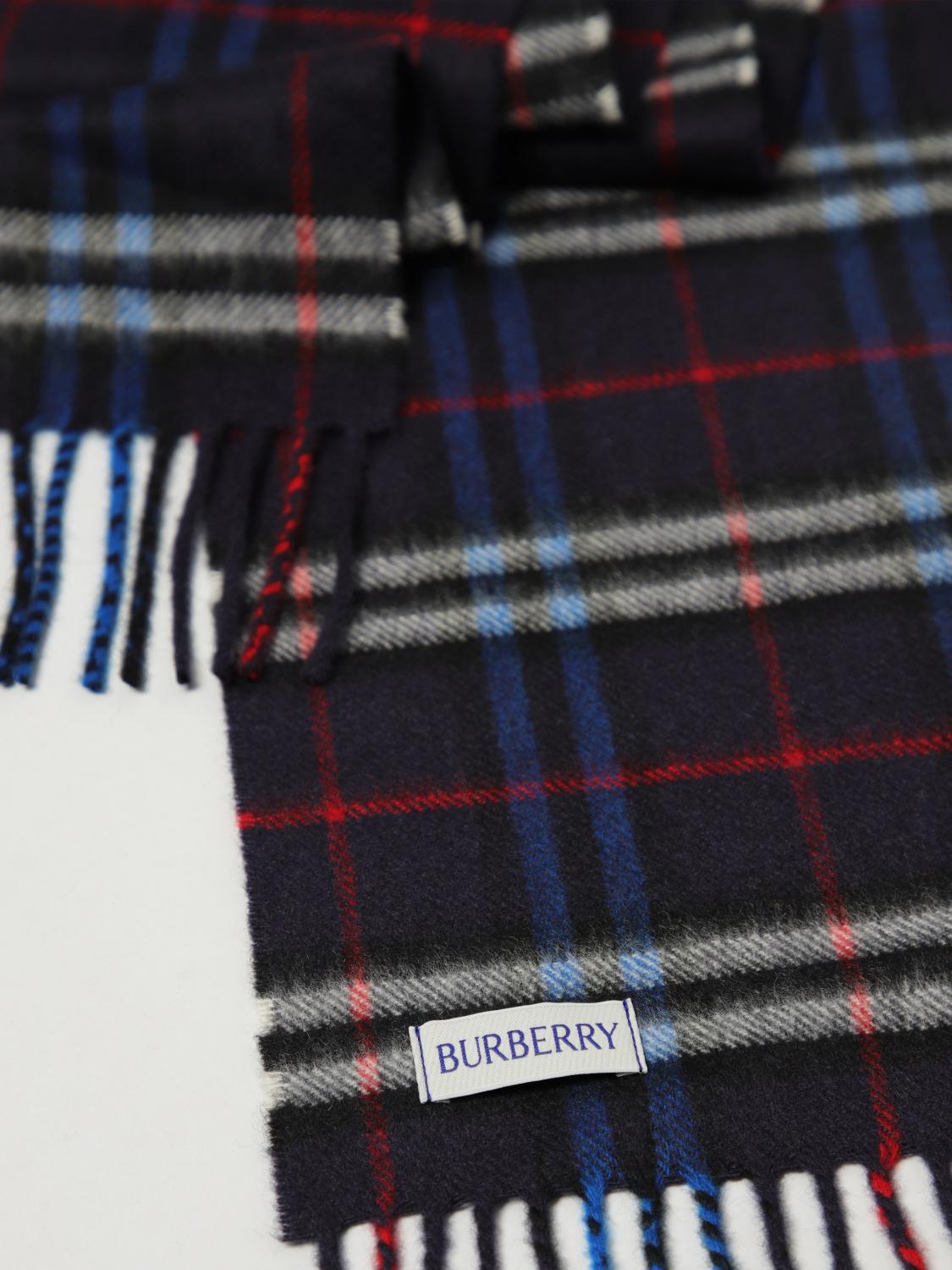 BURBERRY SCIARPA: Scarf kids Burberry, Blue - Img 3