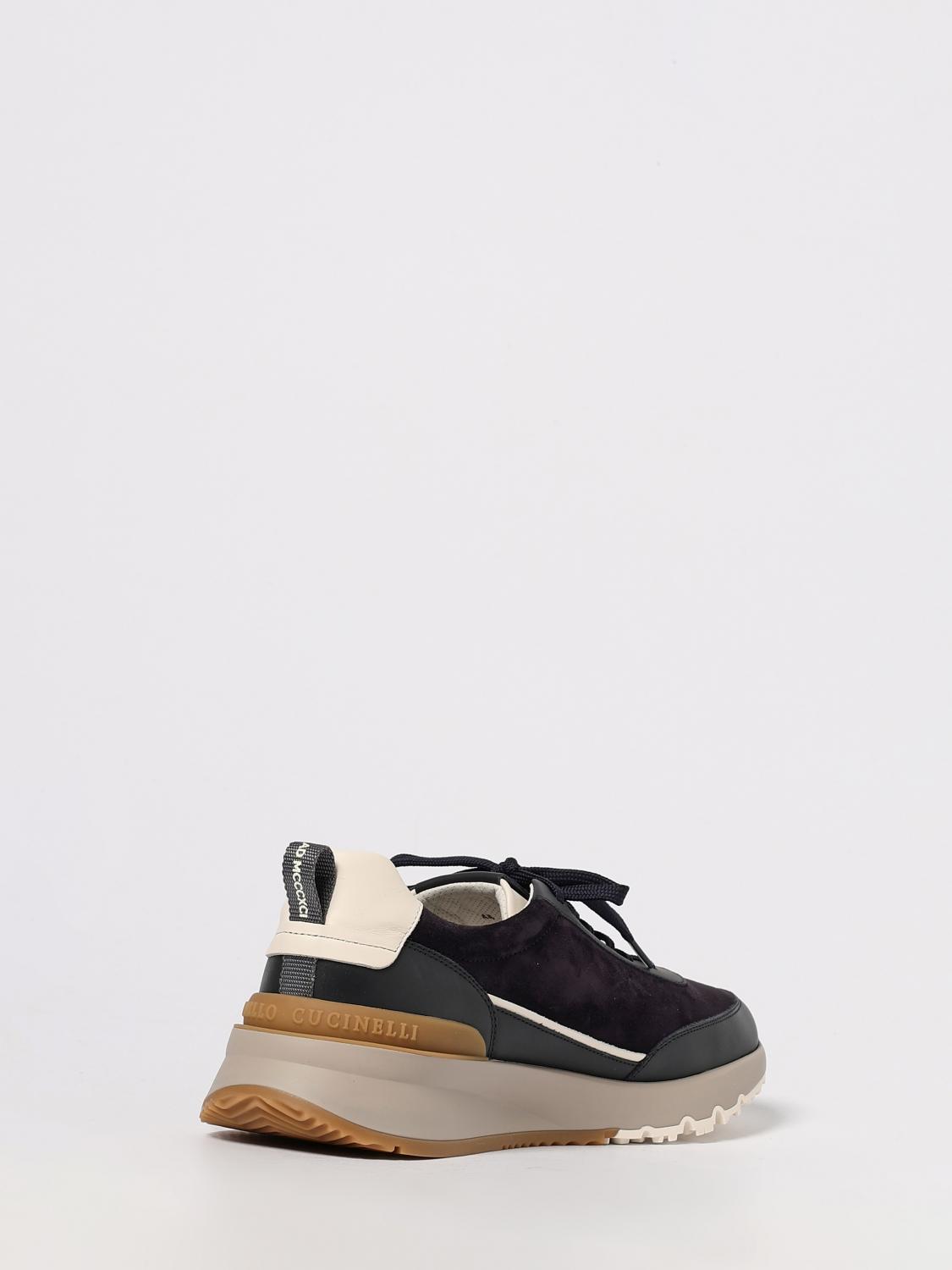 Brunello Cucinelli Sneakers men - Blue | MZUSGGO278 | GIGLIO.COM