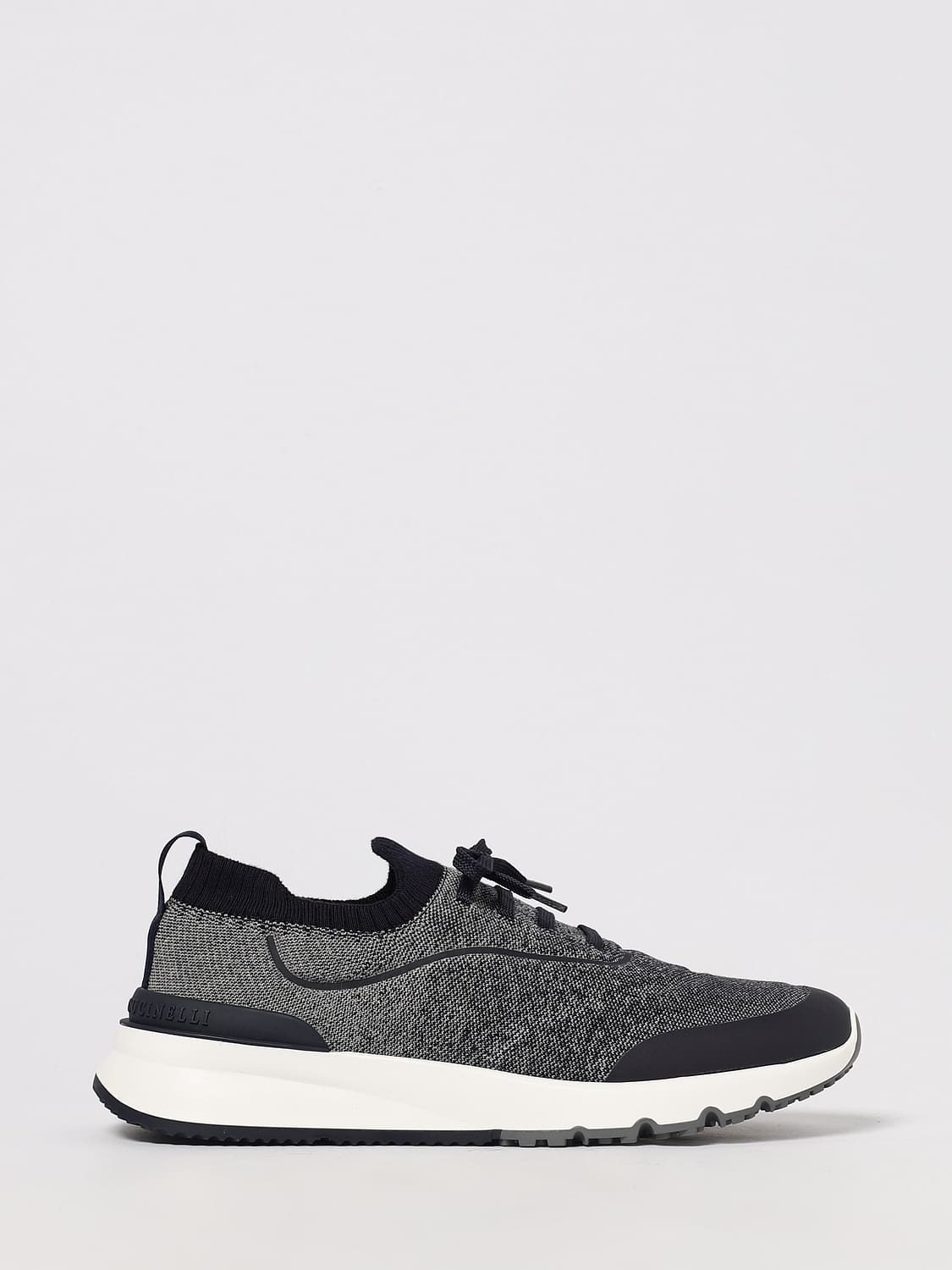BRUNELLO CUCINELLI BASKETS: Baskets homme Brunello Cucinelli, Bleu - Img 1