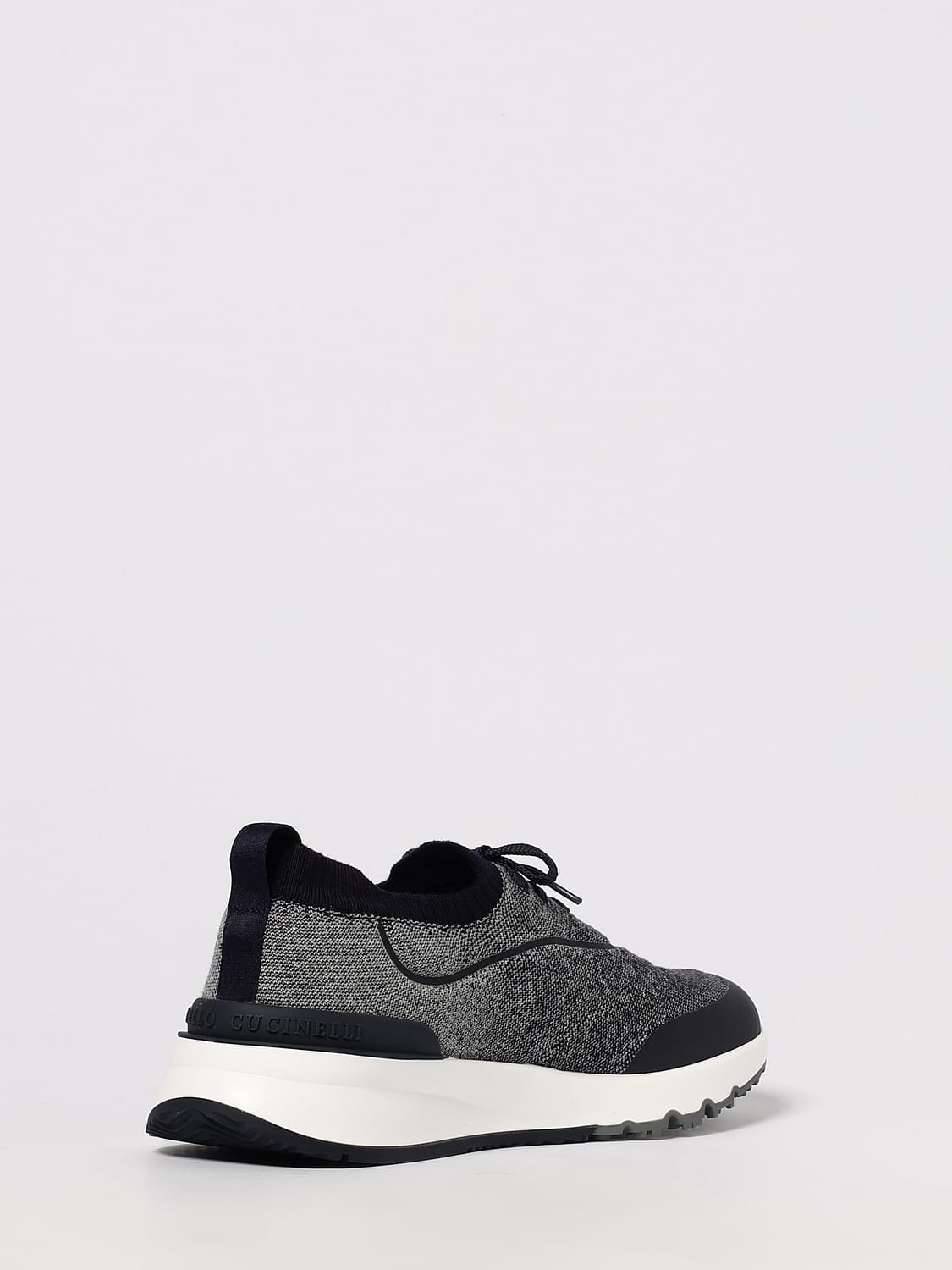 BRUNELLO CUCINELLI BASKETS: Baskets homme Brunello Cucinelli, Bleu - Img 3