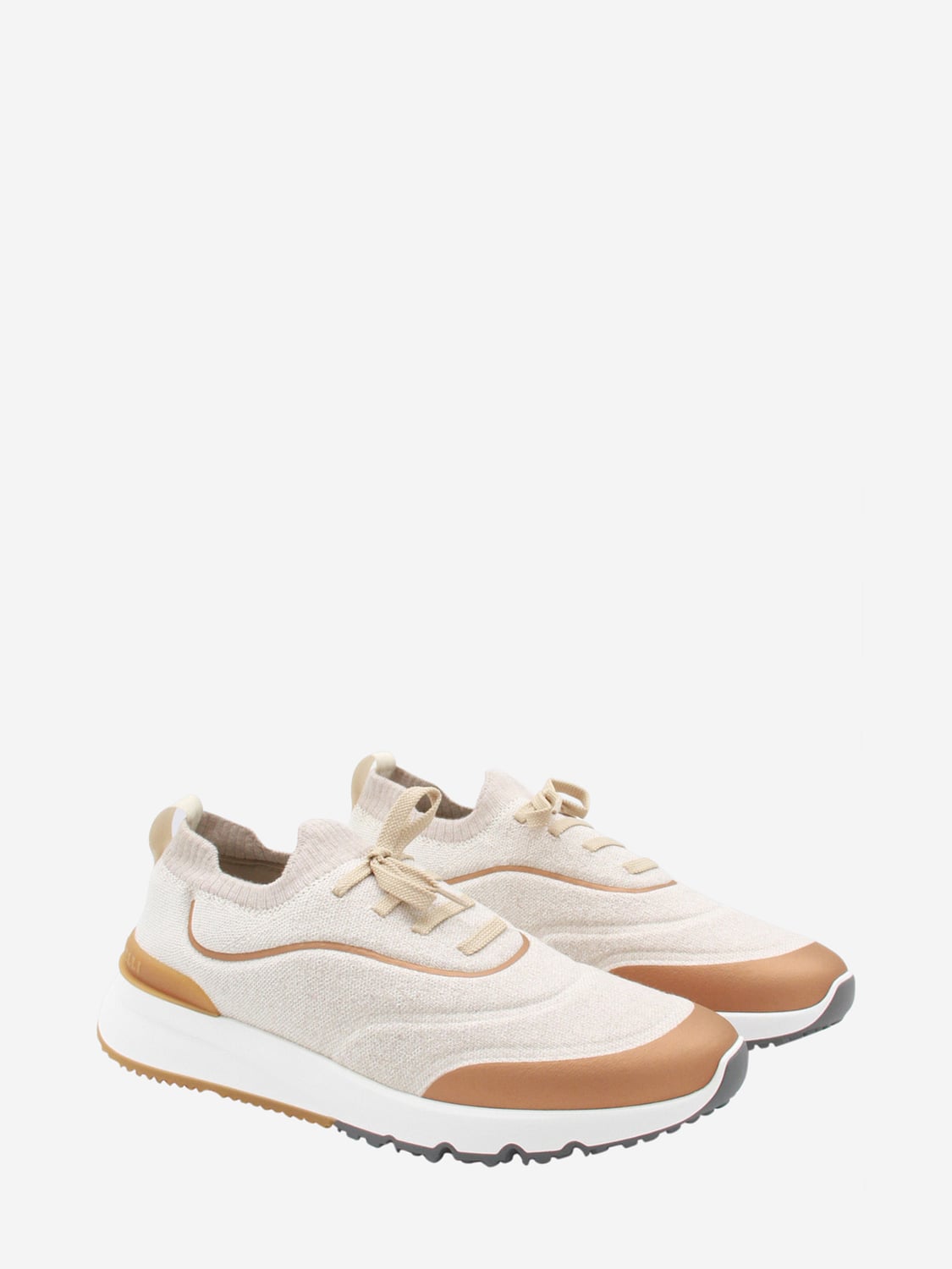 BRUNELLO CUCINELLI SNEAKERS: Sneakers herren Brunello Cucinelli, Beige - Img 2