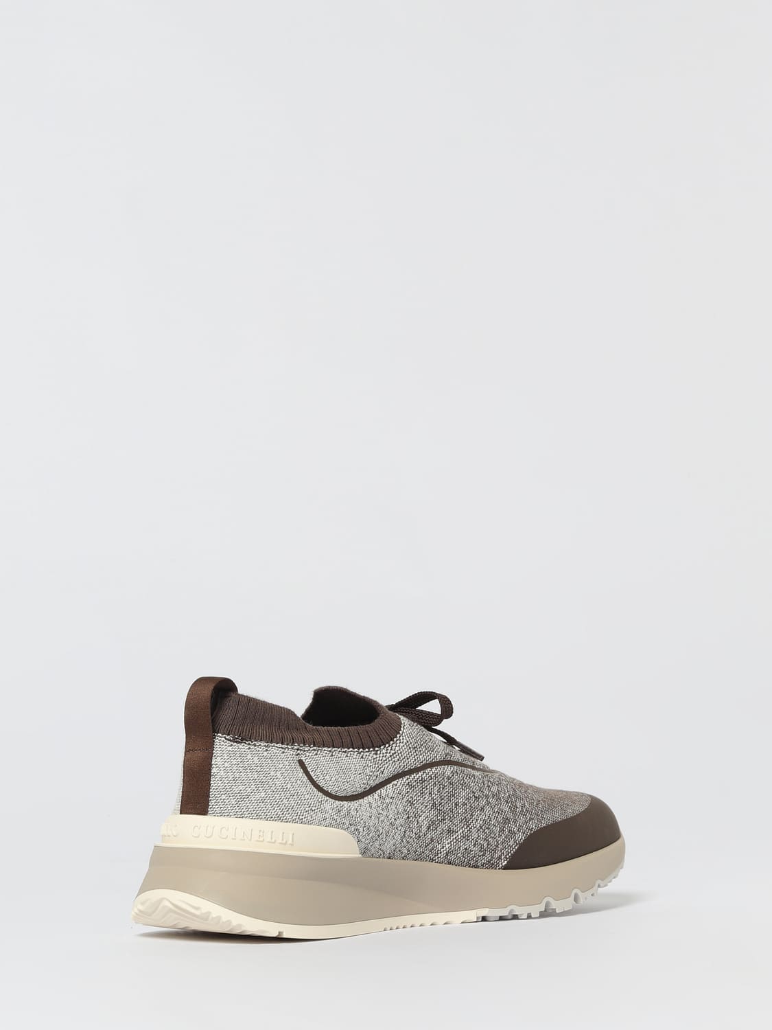 BRUNELLO CUCINELLI BASKETS: Baskets homme Brunello Cucinelli, Brun - Img 3