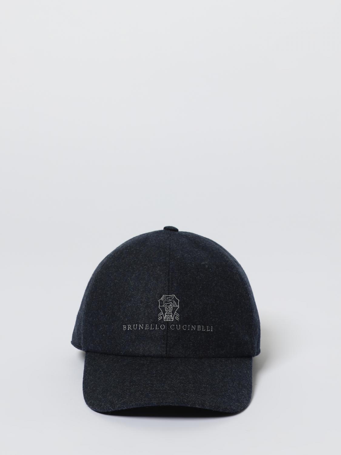 BRUNELLO CUCINELLI CAPPELLO: Hat men Brunello Cucinelli, Blue - Img 2