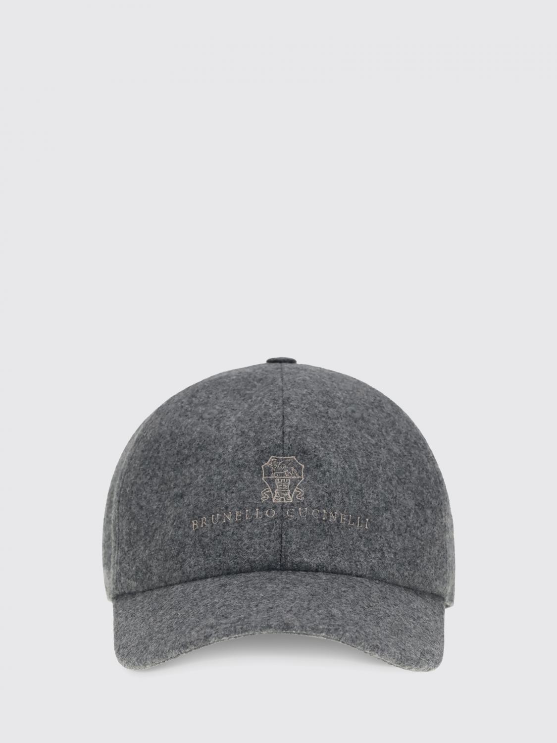 BRUNELLO CUCINELLI HAT: Hat men Brunello Cucinelli, Grey - Img 2