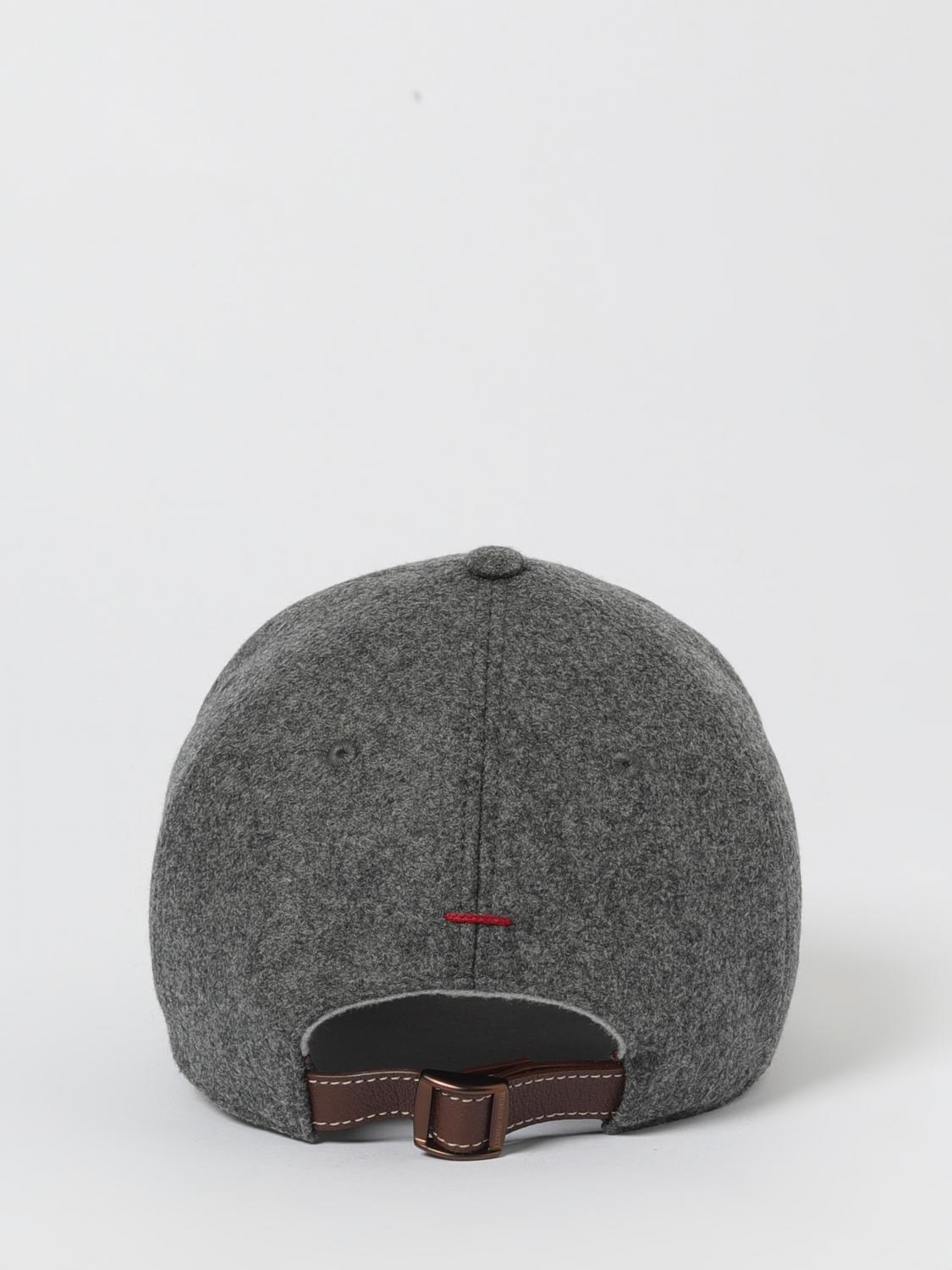 BRUNELLO CUCINELLI HAT: Hat men Brunello Cucinelli, Charcoal - Img 3