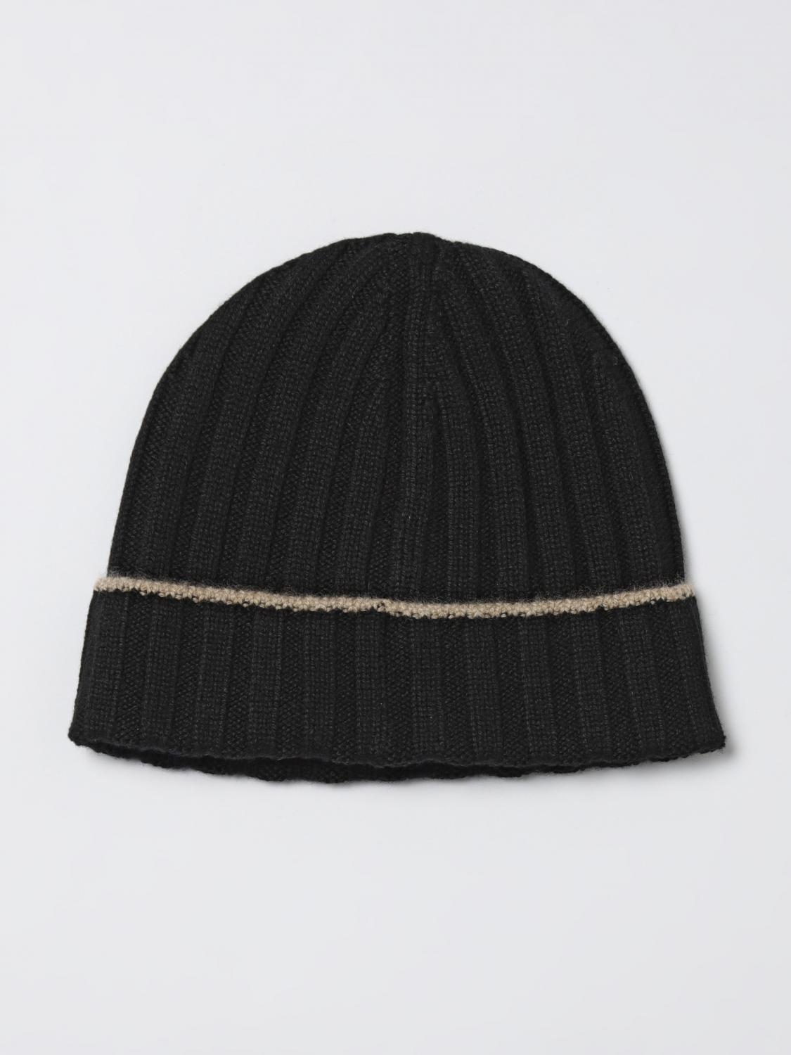 BRUNELLO CUCINELLI GORRO: Gorro hombre Brunello Cucinelli, Negro - Img 1