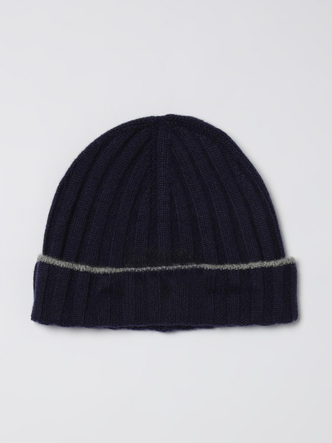 BRUNELLO CUCINELLI HAT: Hat men Brunello Cucinelli, Blue - Img 1