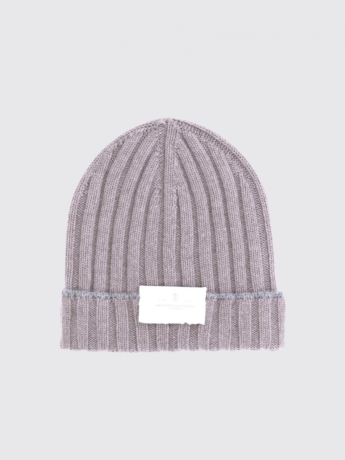 BRUNELLO CUCINELLI HAT: Hat men Brunello Cucinelli, Grey - Img 1