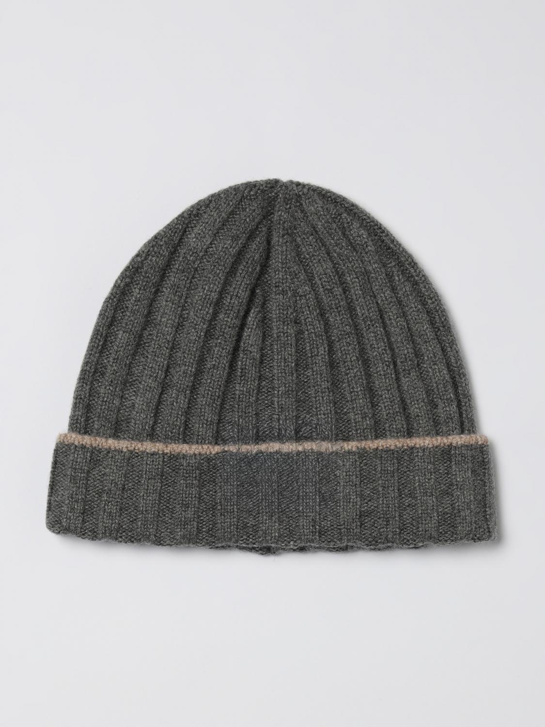 BRUNELLO CUCINELLI HAT: Hat men Brunello Cucinelli, Charcoal - Img 1