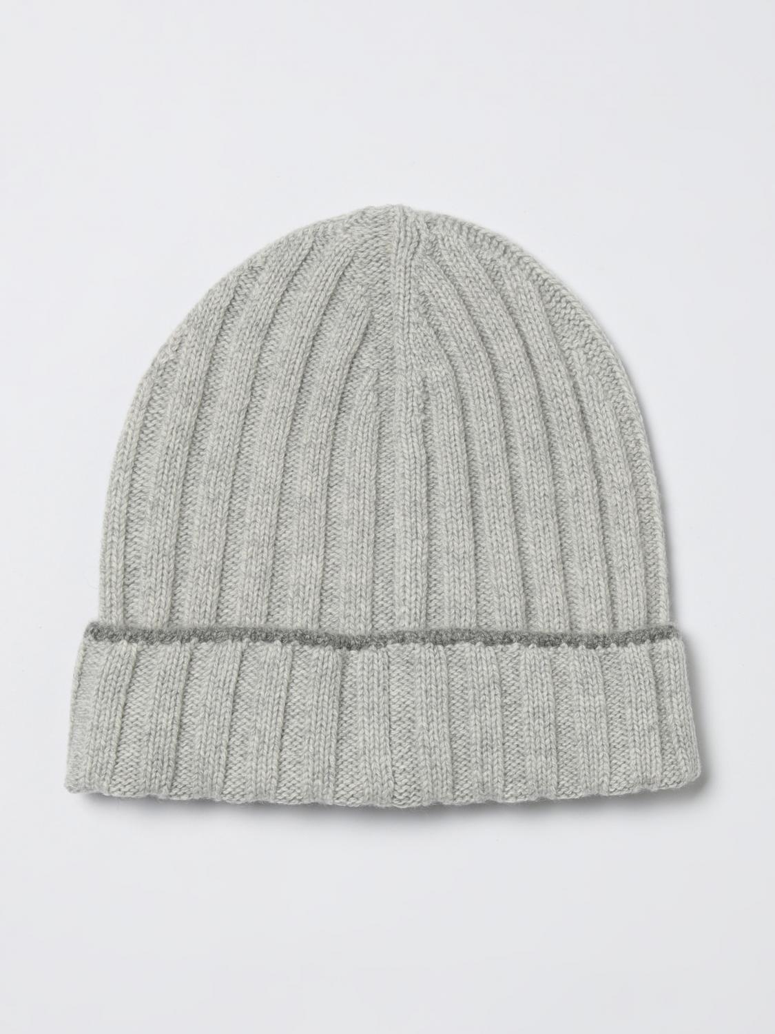 BRUNELLO CUCINELLI HAT: Hat men Brunello Cucinelli, Mouse Grey - Img 2