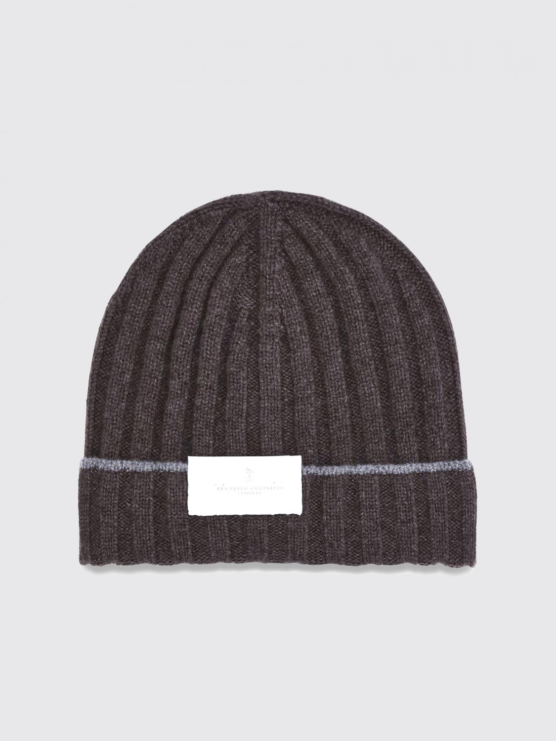 BRUNELLO CUCINELLI HAT: Hat men Brunello Cucinelli, Grey 2 - Img 1