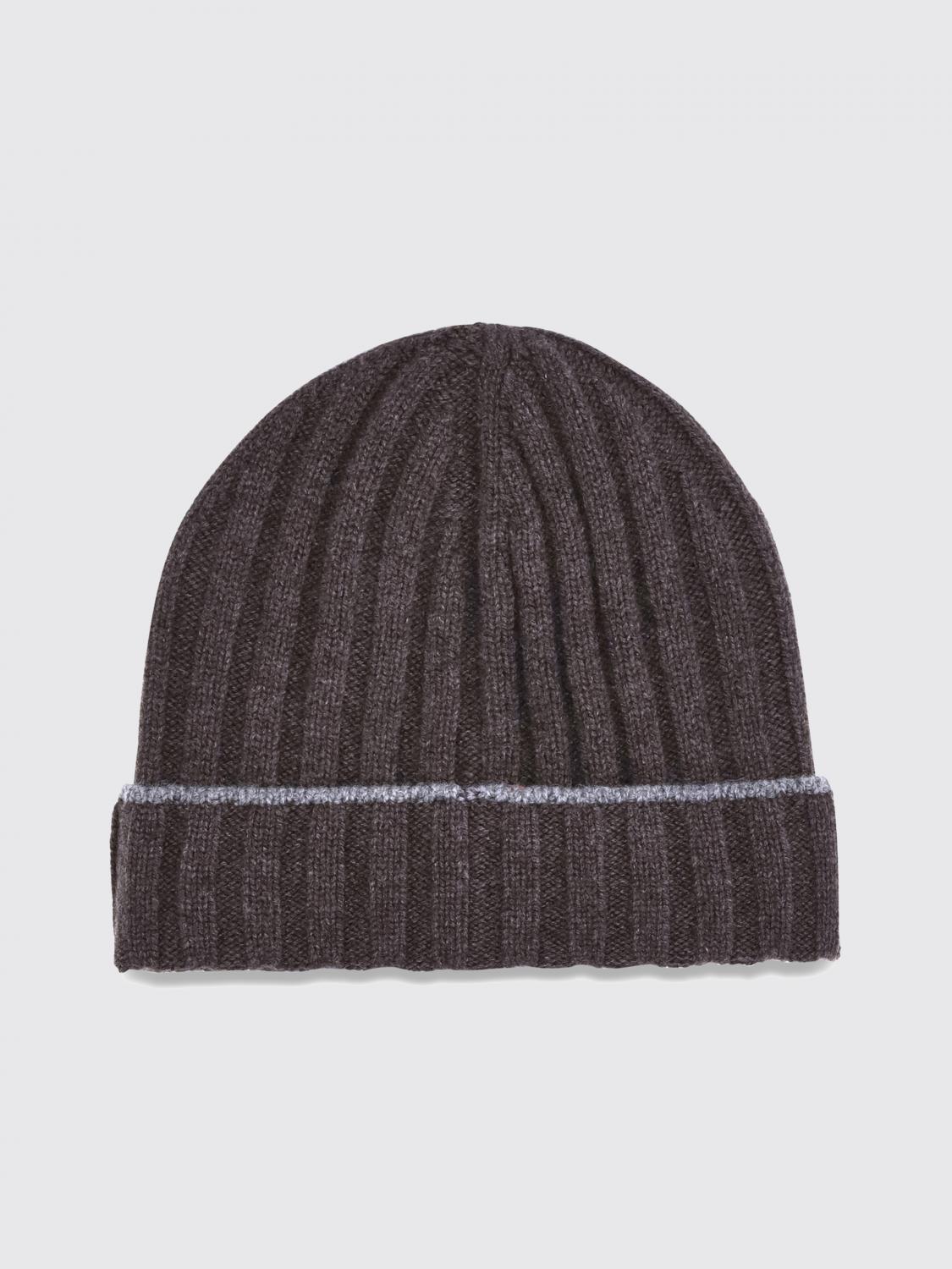 BRUNELLO CUCINELLI HAT: Hat men Brunello Cucinelli, Grey 2 - Img 2
