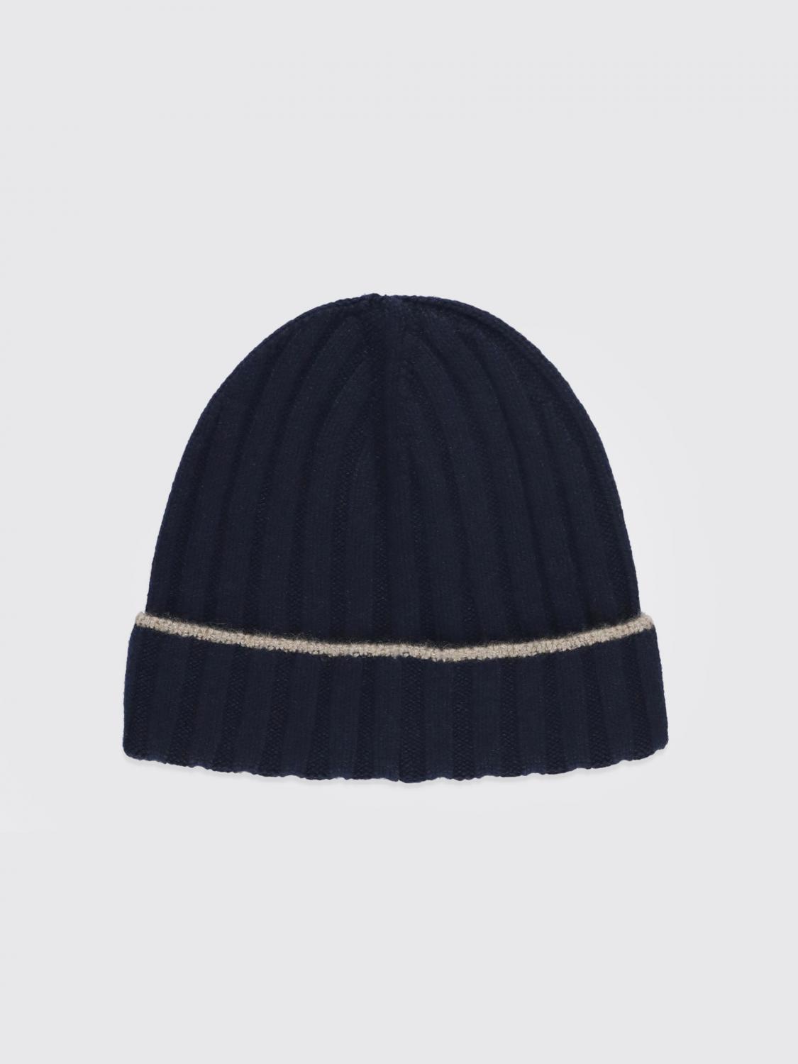 BRUNELLO CUCINELLI HAT: Hat men Brunello Cucinelli, Blue 1 - Img 1