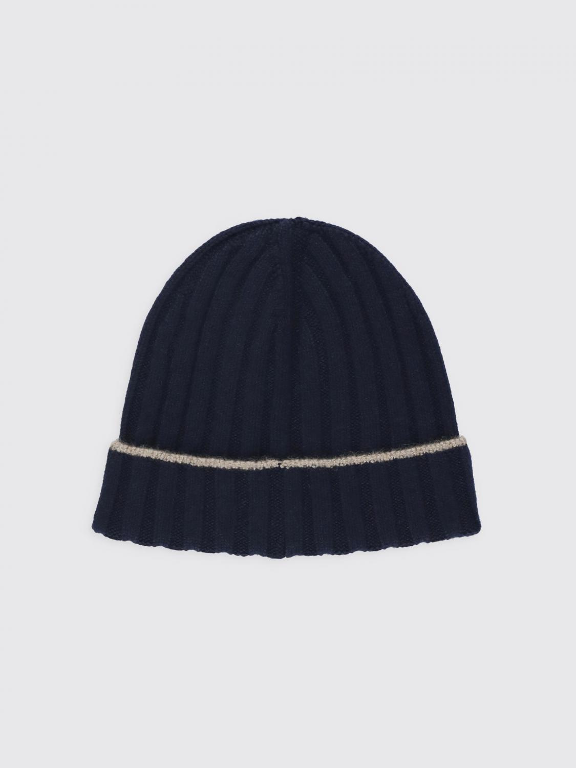 BRUNELLO CUCINELLI HAT: Hat men Brunello Cucinelli, Blue 1 - Img 2