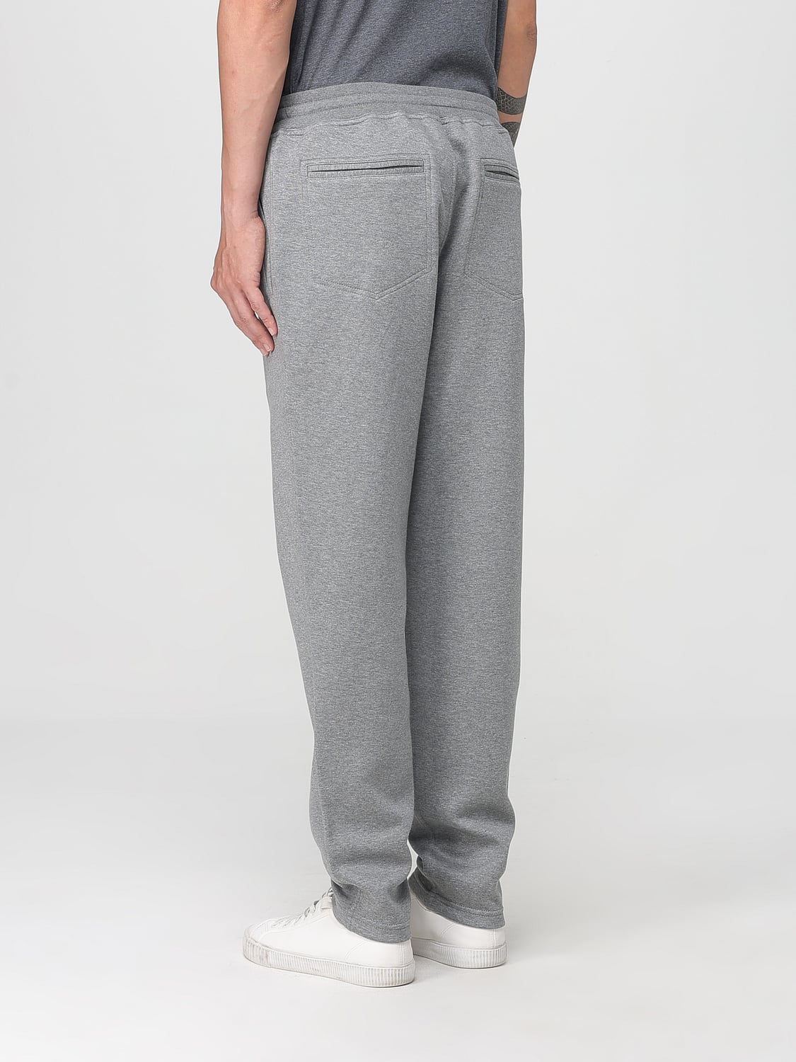 BRUNELLO CUCINELLI 팬츠: 팬츠 남성 Brunello Cucinelli, 그레이 - Img 3