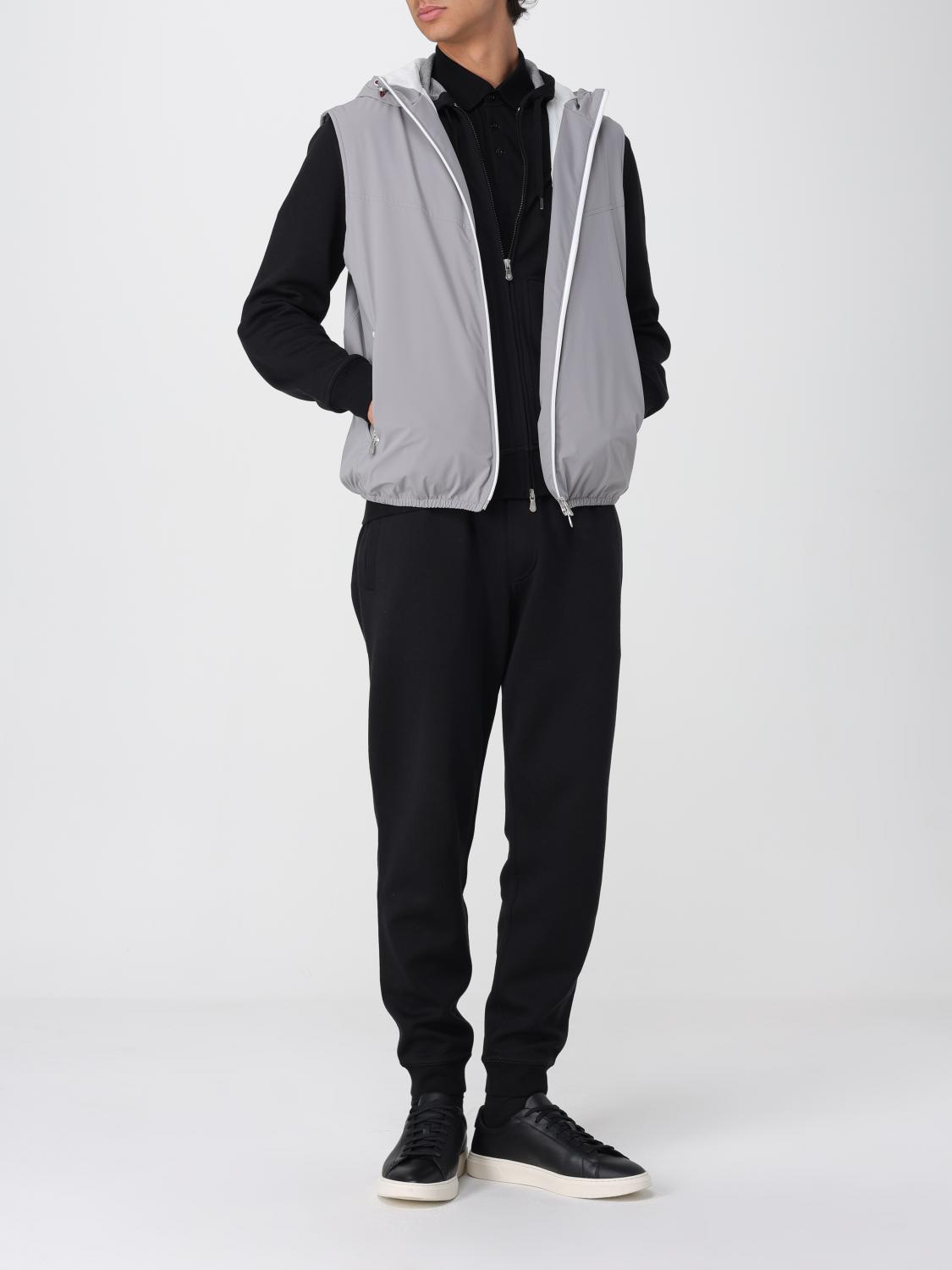 BRUNELLO CUCINELLI スウェットシャツ: Brunello Cucinelli コットンカシミヤスウェットシャツ, ブラック - Img 2