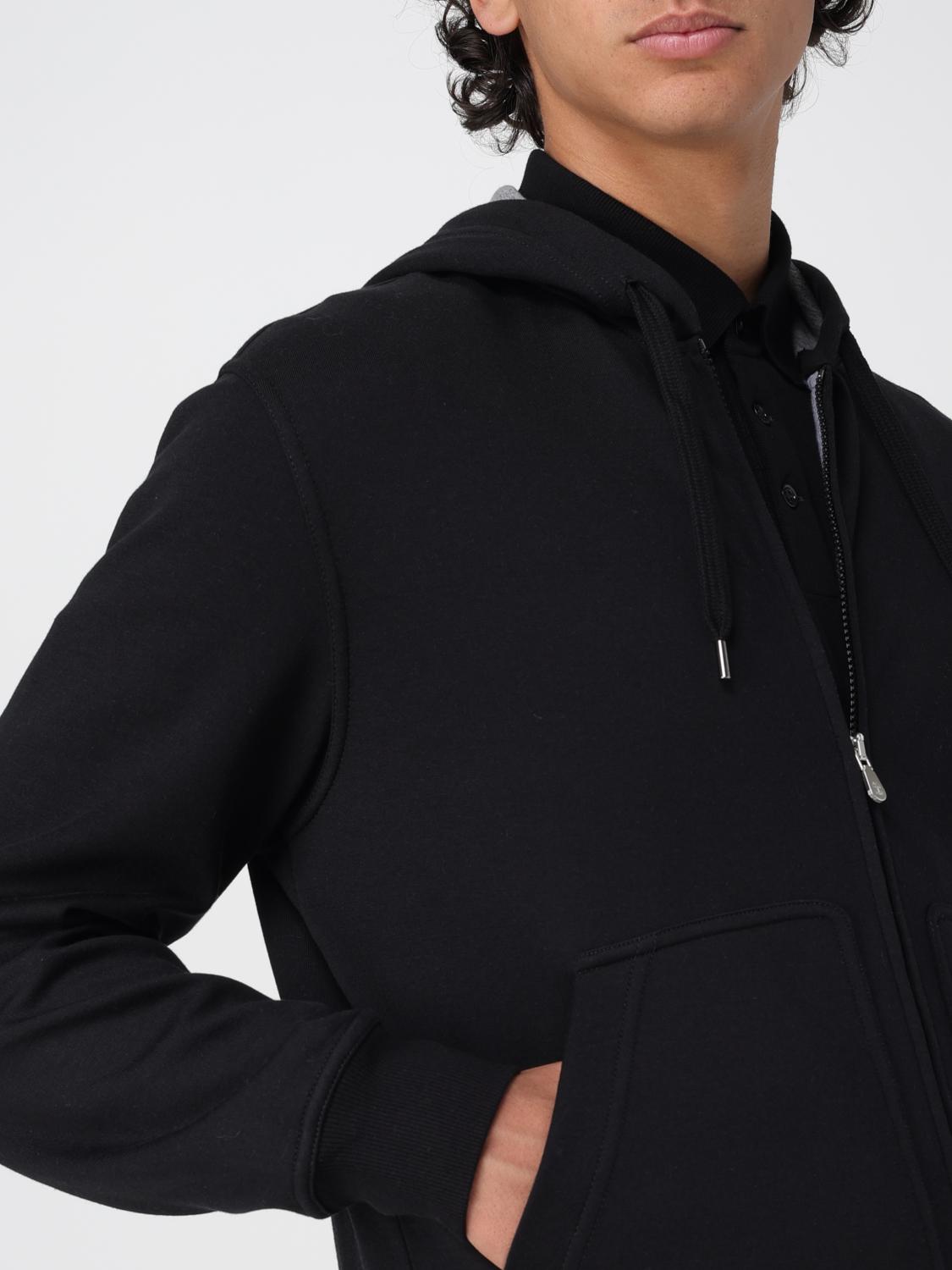 BRUNELLO CUCINELLI スウェットシャツ: Brunello Cucinelli コットンカシミヤスウェットシャツ, ブラック - Img 5