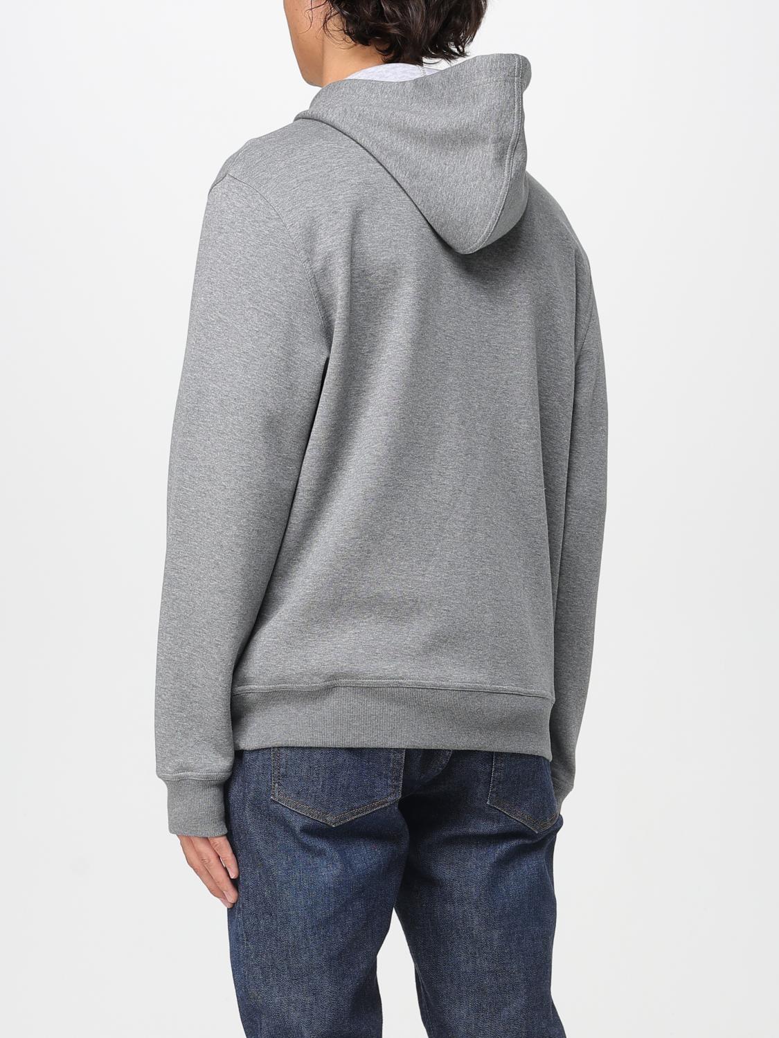 BRUNELLO CUCINELLI 스웨트셔츠: Brunello Cucinelli 코튼 캐시미어 스웨트셔츠, 그레이 1 - Img 3