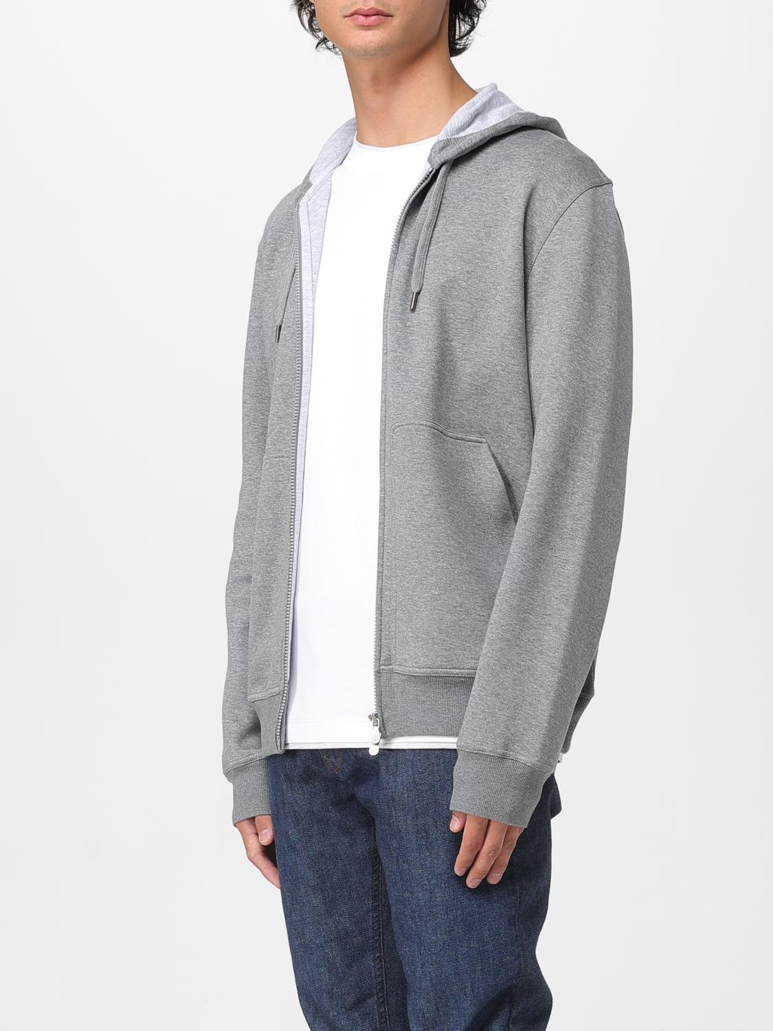 BRUNELLO CUCINELLI 스웨트셔츠: Brunello Cucinelli 코튼 캐시미어 스웨트셔츠, 그레이 1 - Img 4