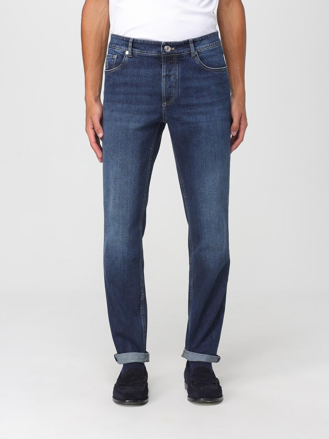 BRUNELLO CUCINELLI JEANS: Jeans men Brunello Cucinelli, Blue - Img 1