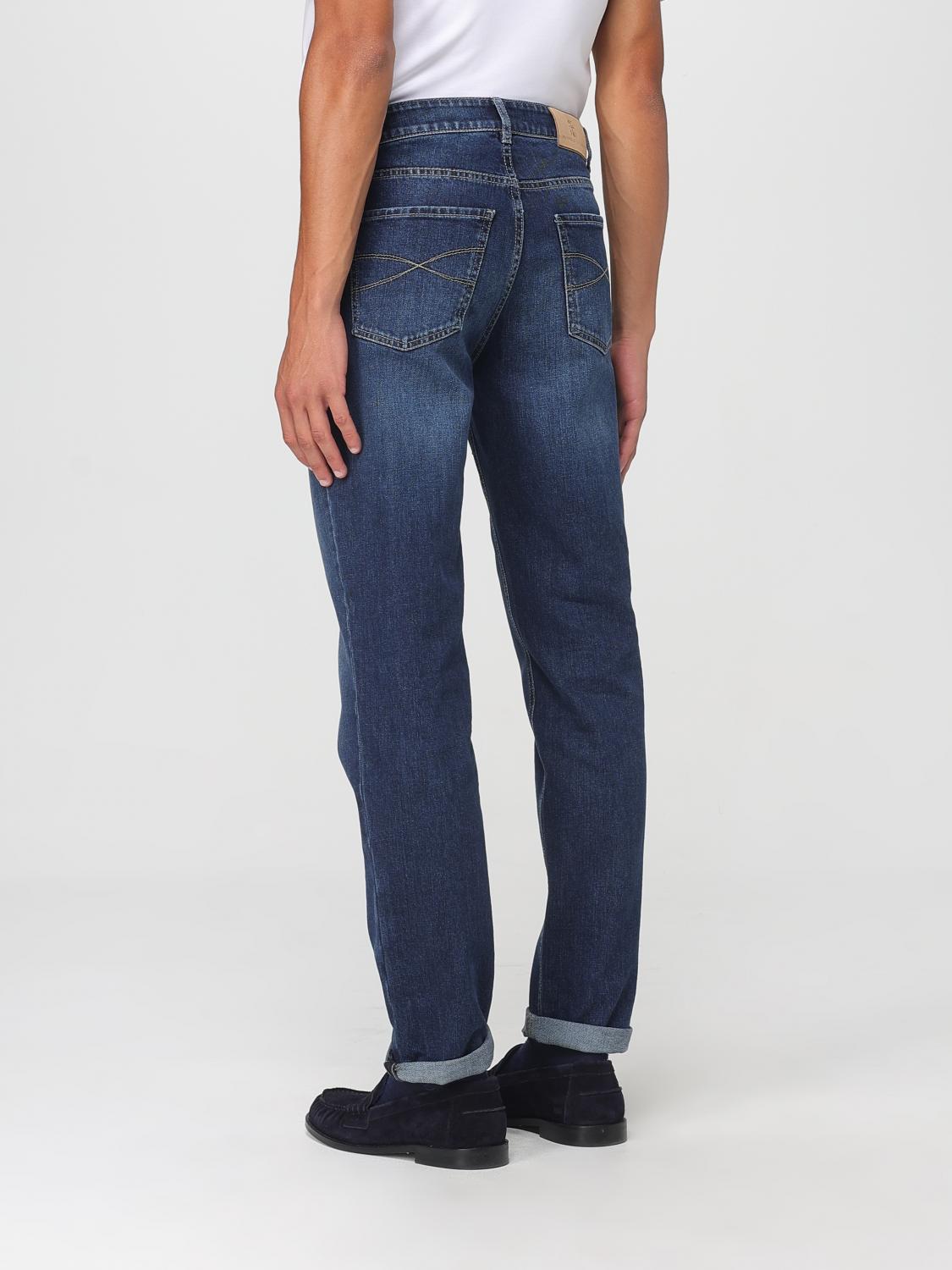 BRUNELLO CUCINELLI JEANS: Jeans men Brunello Cucinelli, Blue - Img 3