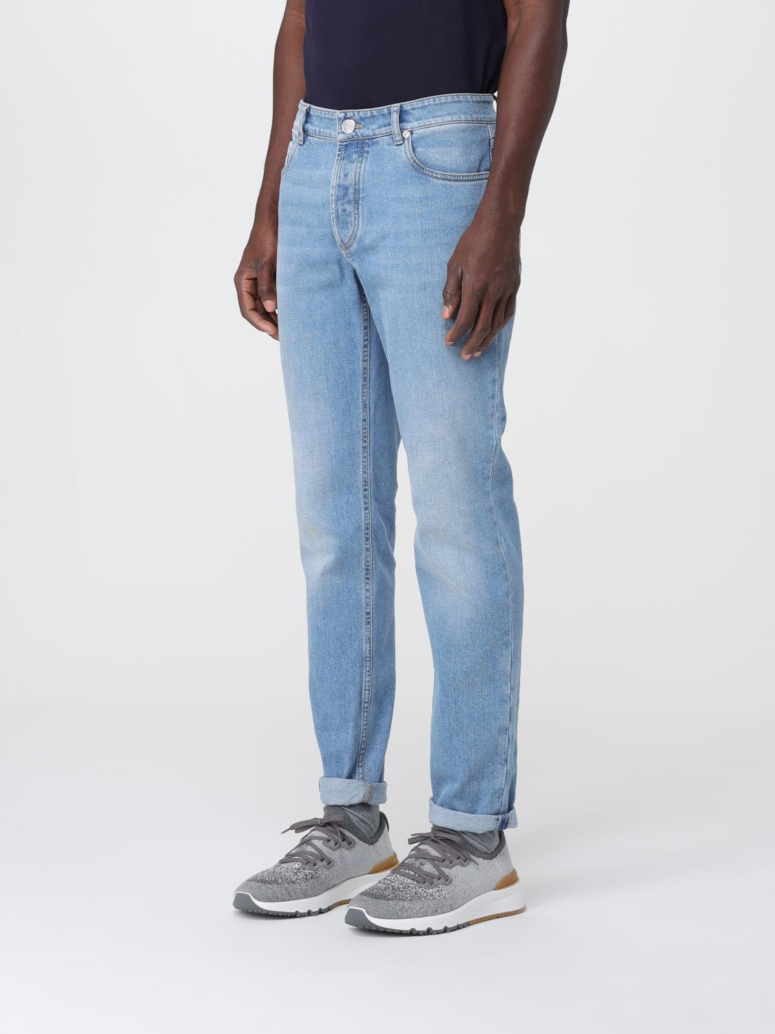 BRUNELLO CUCINELLI 청바지: 청바지 남성 Brunello Cucinelli, 노드 블루 - Img 4