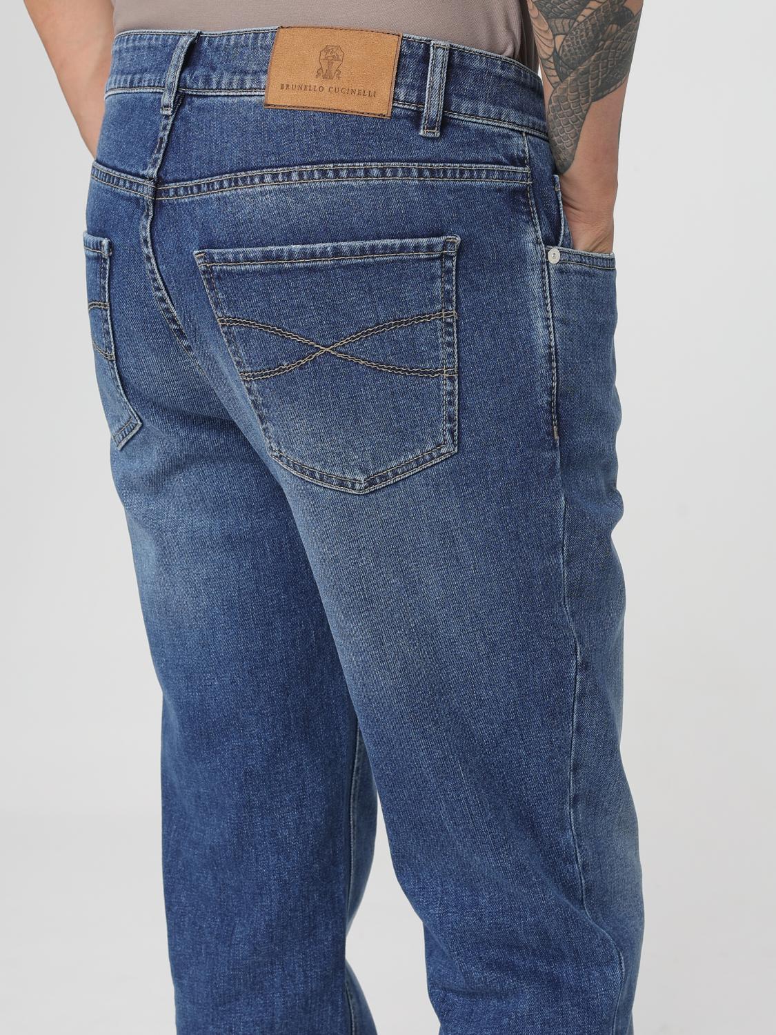 BRUNELLO CUCINELLI JEANS: Jeans hombre Brunello Cucinelli, Denim - Img 5