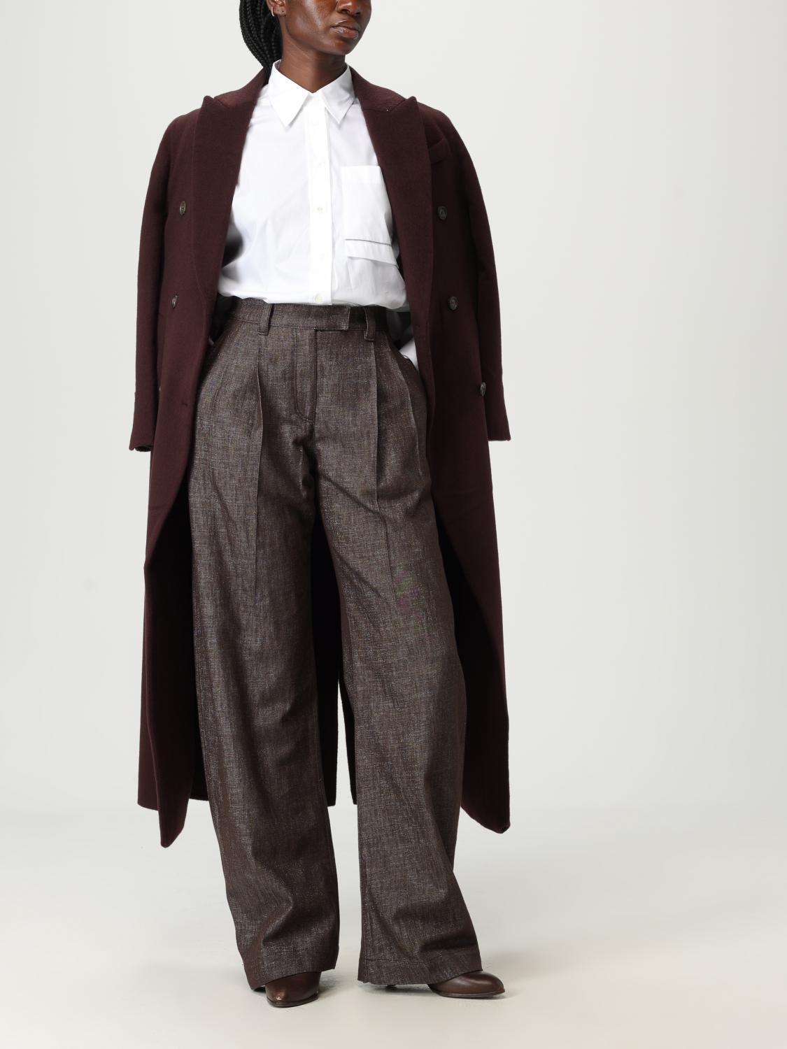 BRUNELLO CUCINELLI CAPPOTTO: Cappotto Brunello Cucinelli in cashmere , Bordeaux - Img 2