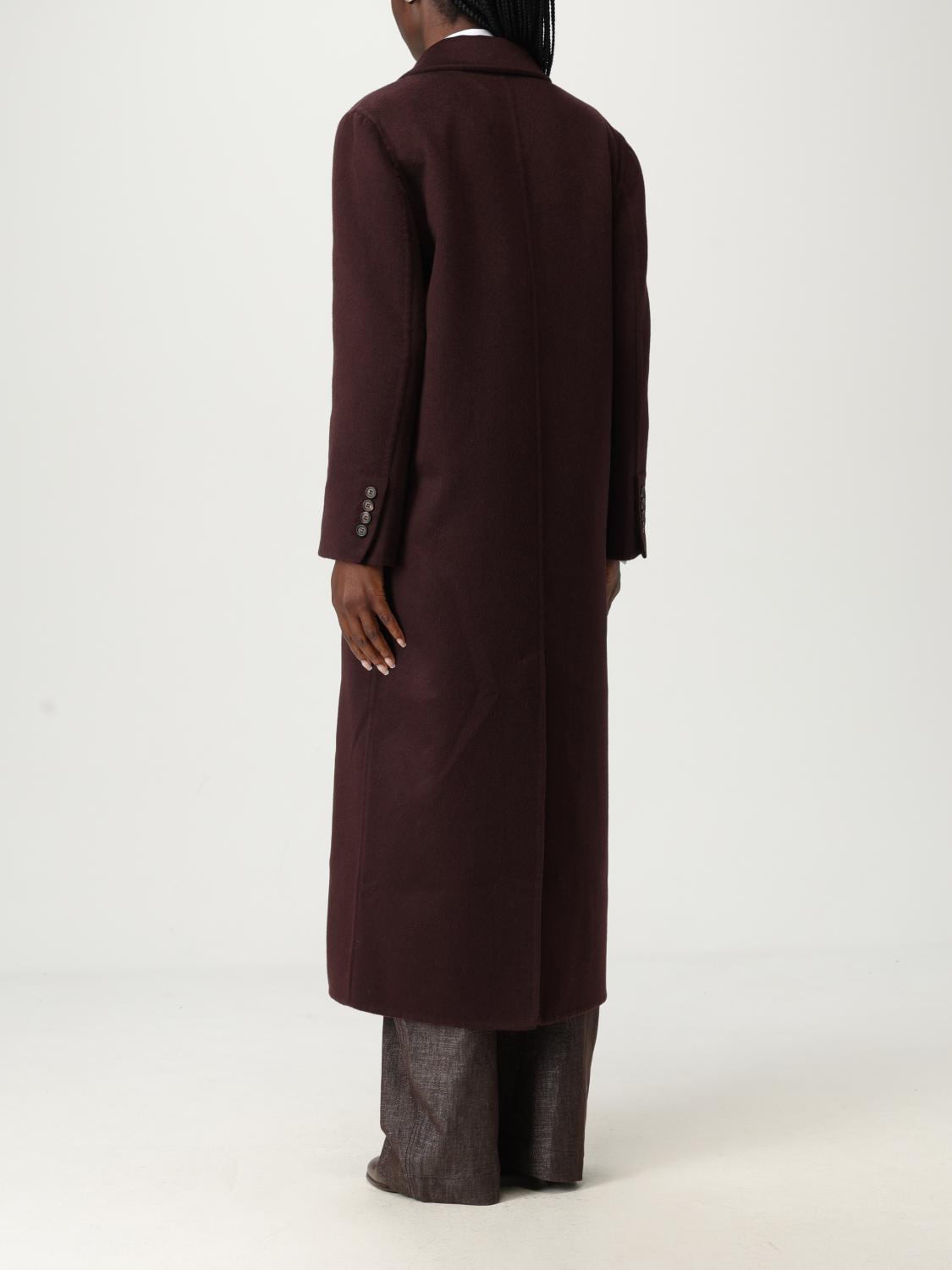 BRUNELLO CUCINELLI CAPPOTTO: Cappotto Brunello Cucinelli in cashmere , Bordeaux - Img 3